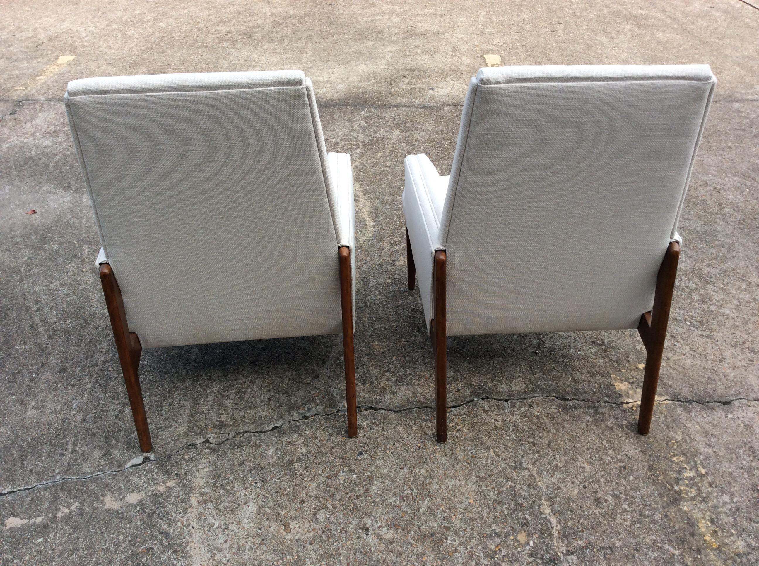 Mid-Century Modern Armchairs, a Pair In Good Condition For Sale In Burton, TX