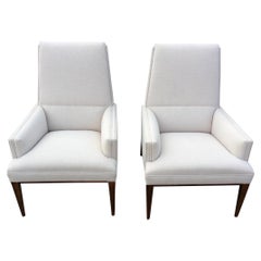 Mid-Century Modern Armchairs, a Pair