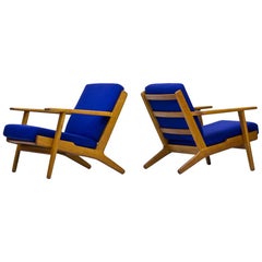 Mid-Century Modern Armchairs GE-290 by Hans Wegner for Getama, Denmark, Set of 2