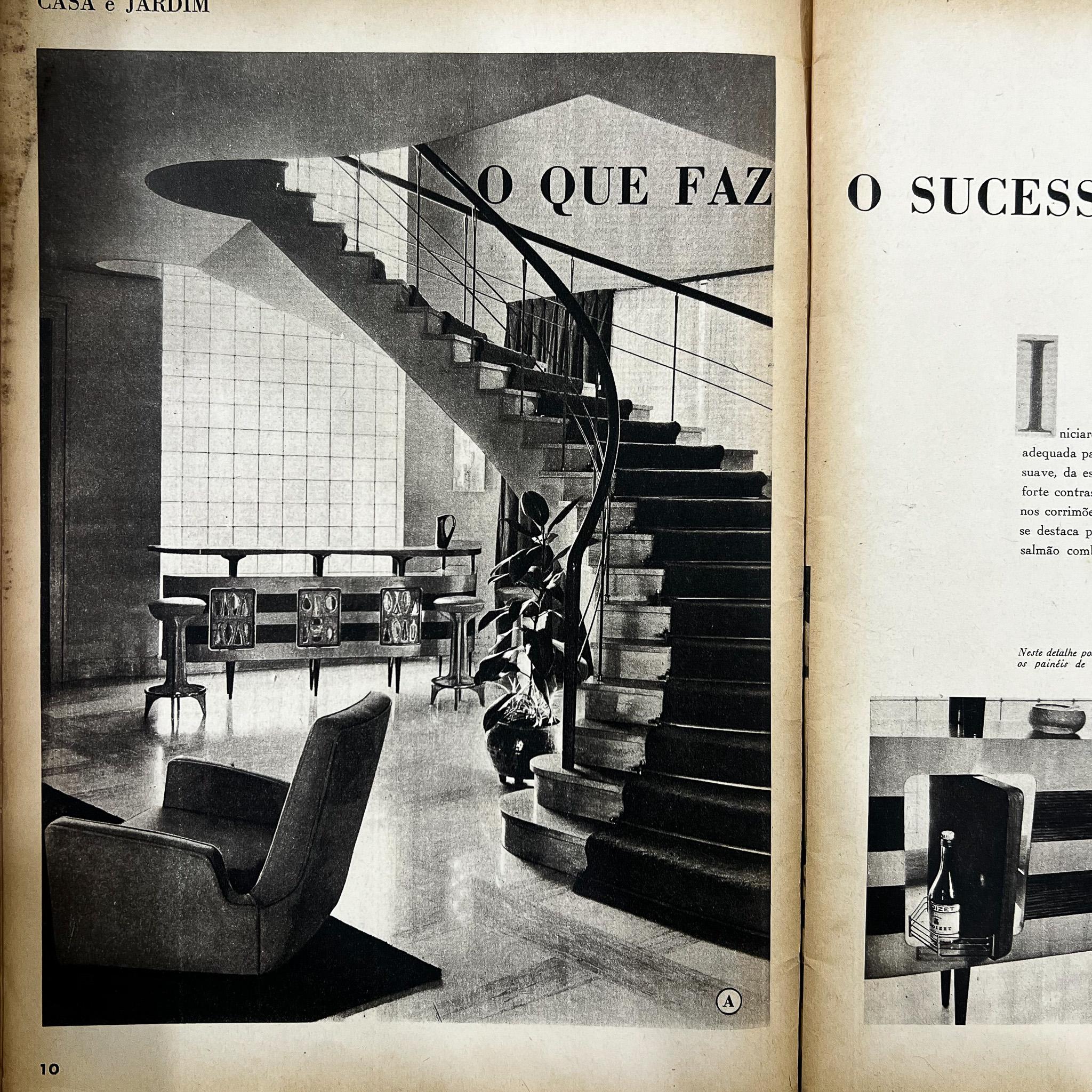 Mid-Century Modern Armchairs in Hardwood & Velvet by Giuseppe Scapinelli, Brazil For Sale 11