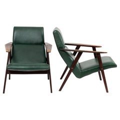 Retro Mid-Century Modern Armchairs in Pair, ca. 1960s '2 Pieces'