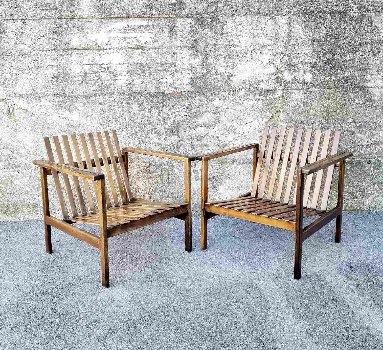Mid-Century Modern Armchairs Model Bled from Stol Kamnik, 1960s, Set of 2 For Sale 4