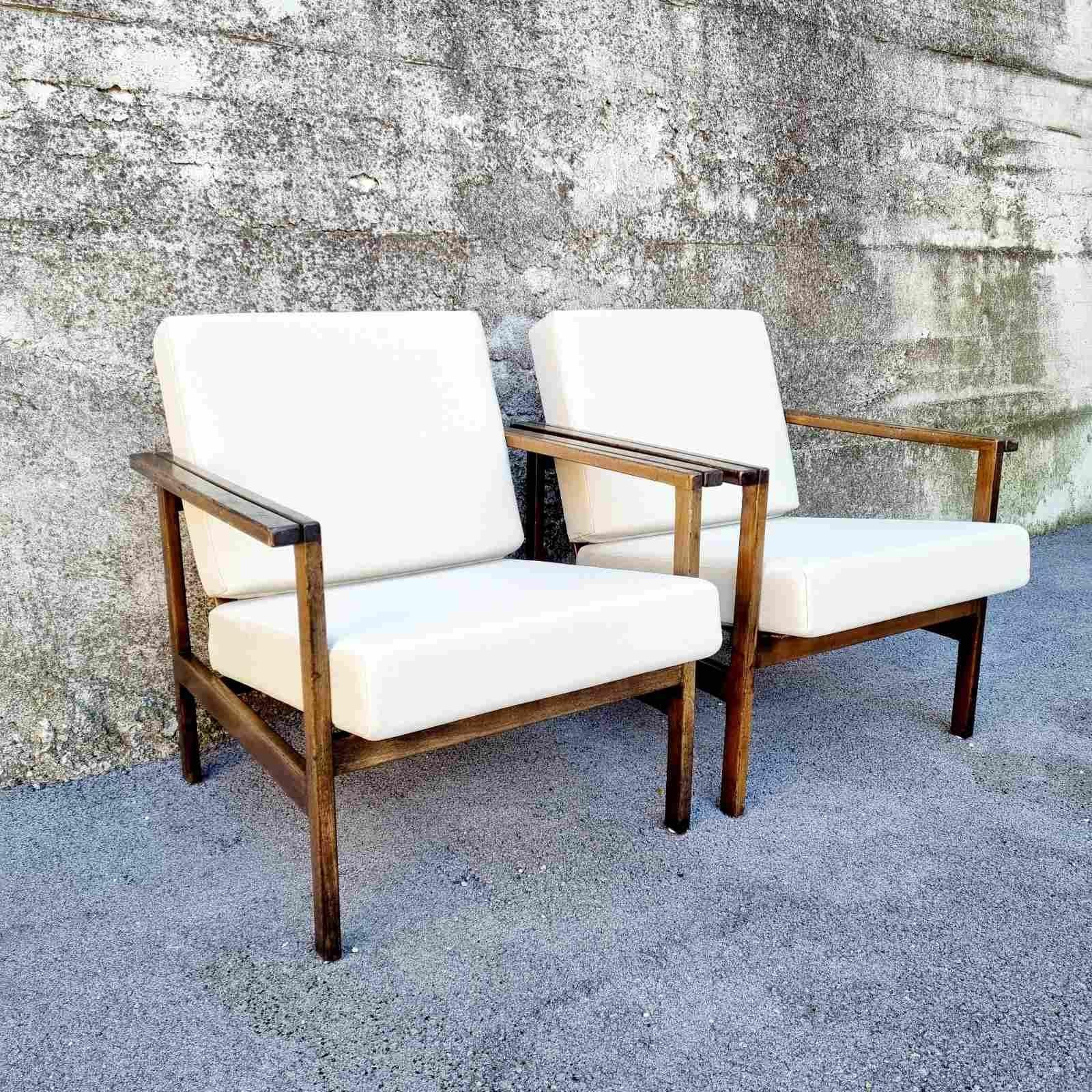 Slovenian Mid-Century Modern Armchairs Model Bled from Stol Kamnik, 1960s, Set of 2 For Sale
