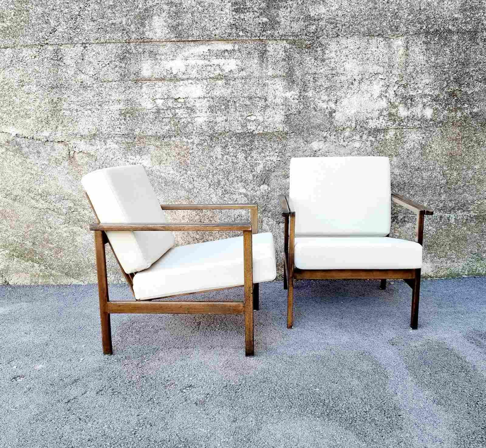 Mid-20th Century Mid-Century Modern Armchairs Model Bled from Stol Kamnik, 1960s, Set of 2 For Sale