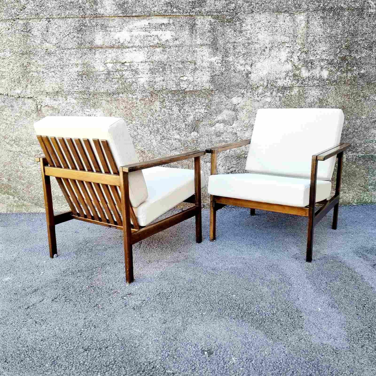 Mid-Century Modern Armchairs Model Bled from Stol Kamnik, 1960s, Set of 2 For Sale 1
