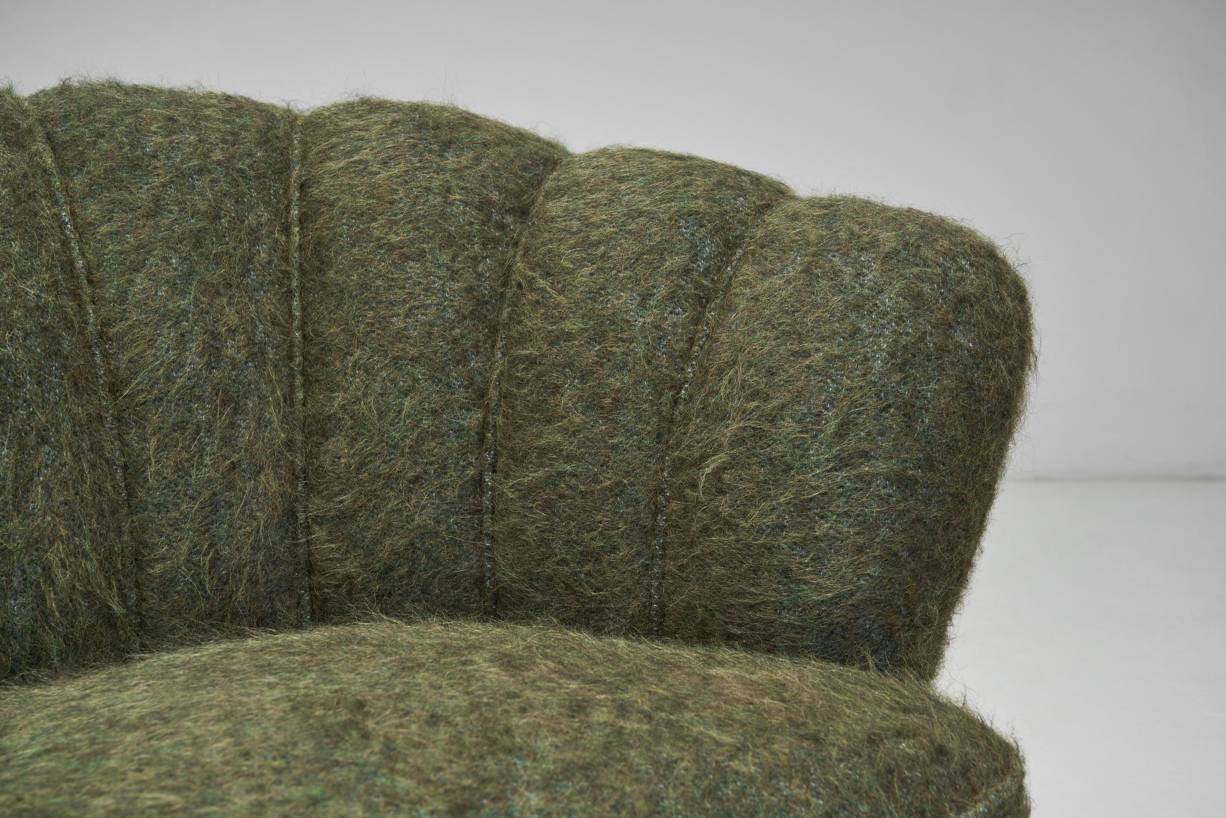 Fauteuils The Modernity avec tapisserie verte, Europe 1950s en vente 2