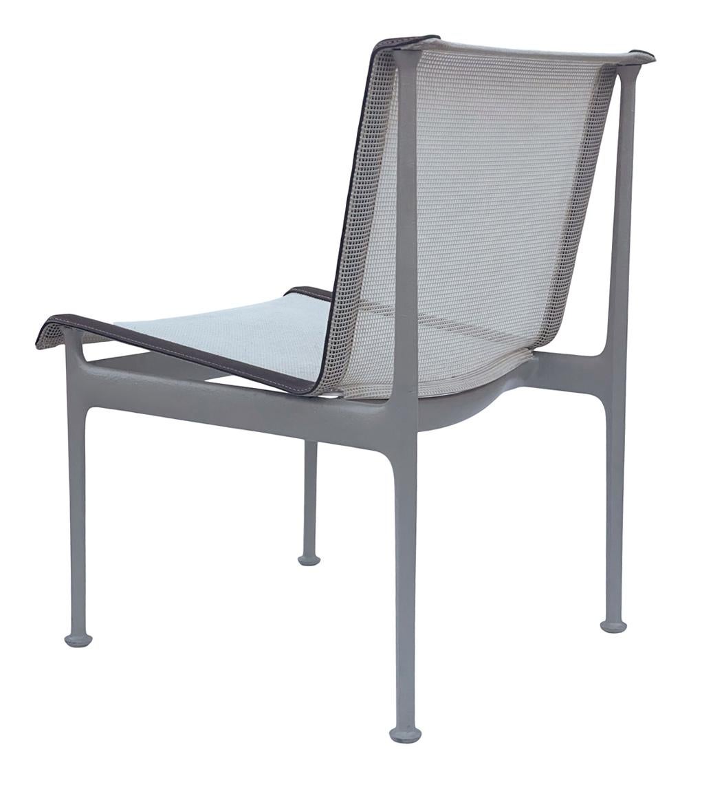 Mid-Century Modern Armless Patio Side Chairs or Lounge Chairs by Richard Schultz 3