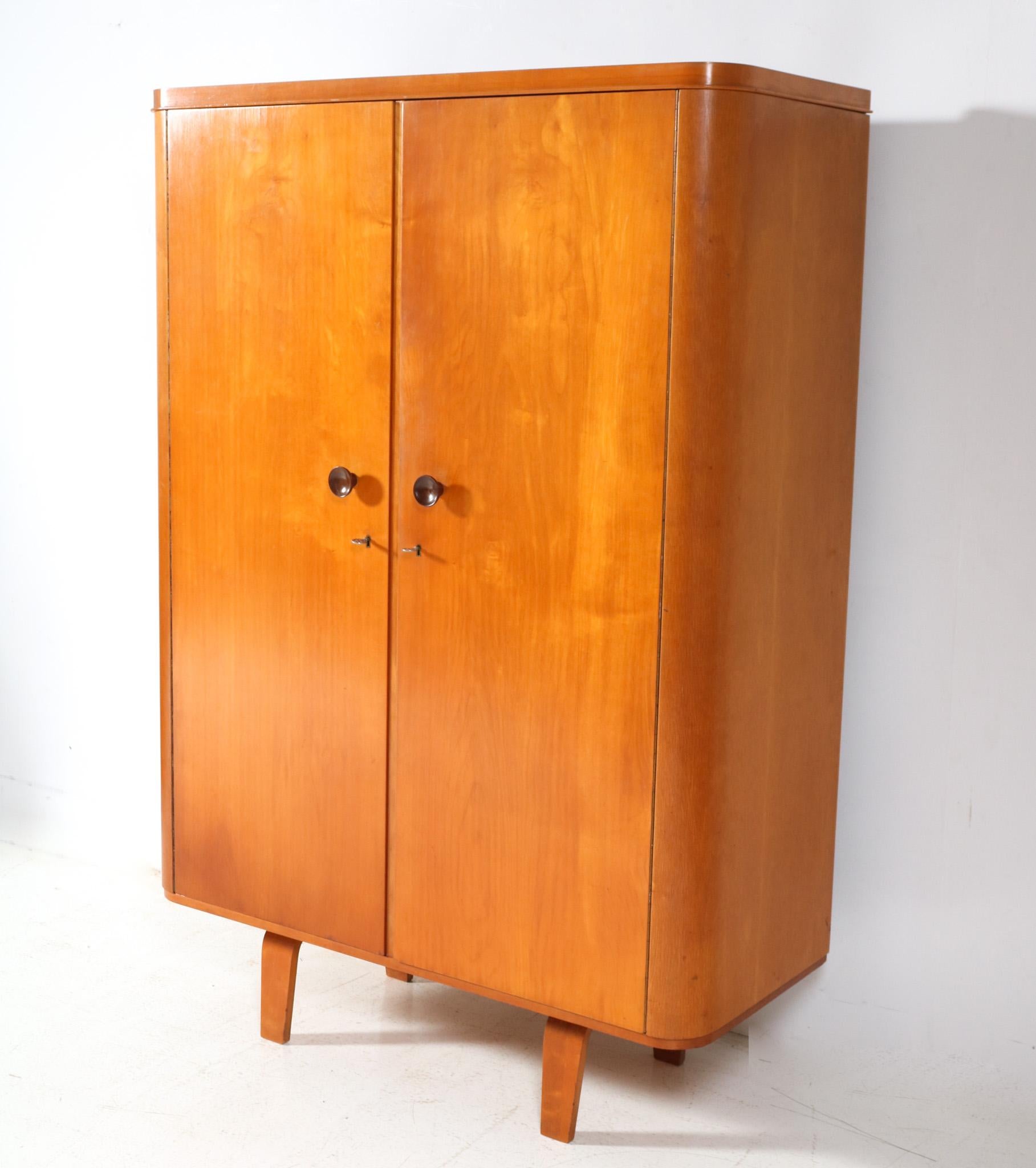 Dutch  Mid-Century Modern Armoire by Cor Alons for Den Boer Gouda, 1949 For Sale