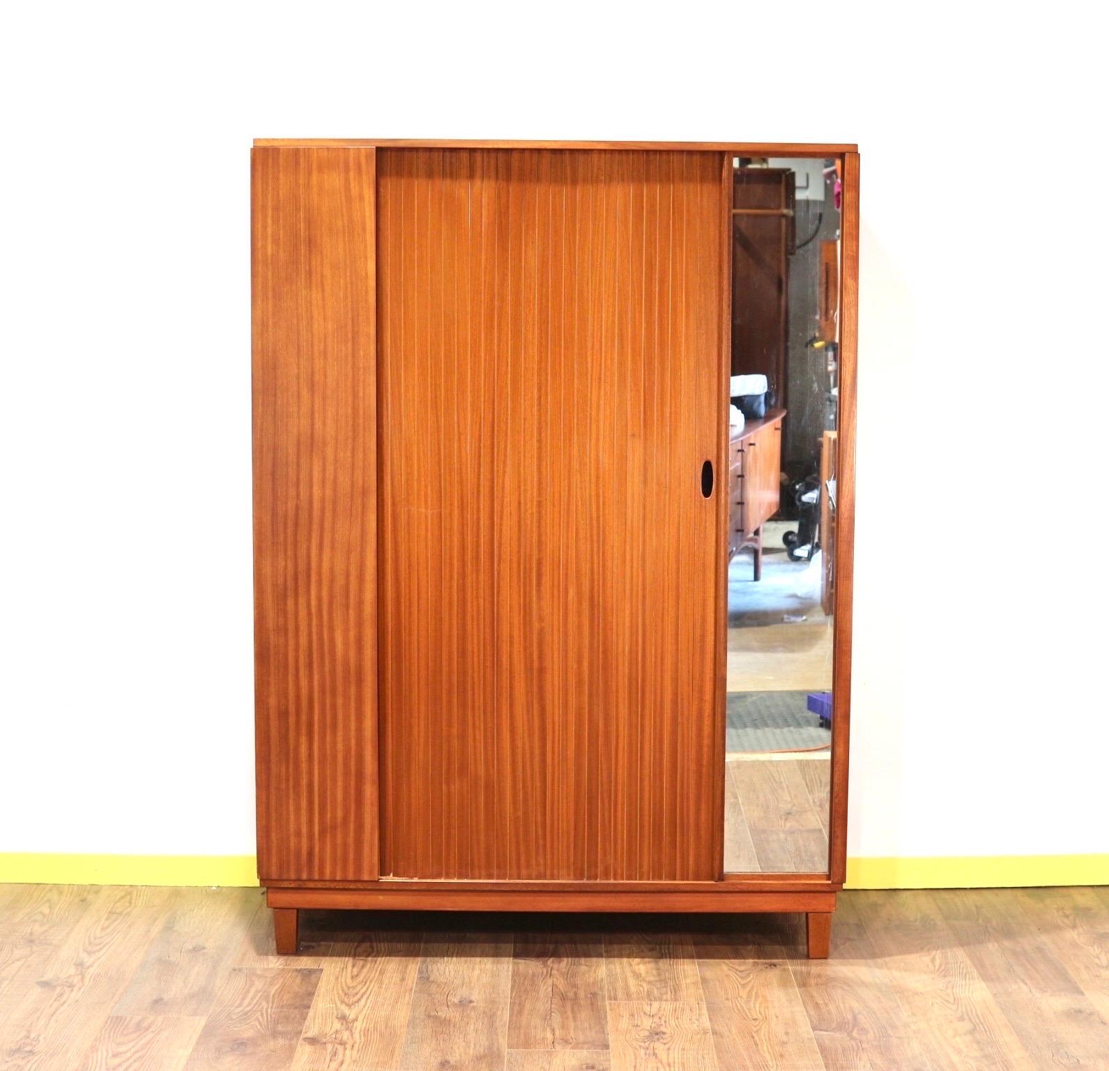 Mid-Century Modern Armoire Wardrobe by Austinsuite In Good Condition In Los Angeles, CA