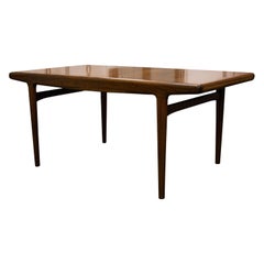 Table de salle à manger moderne en teck du milieu du siècle dernier d'Arne Hovmand-Olsen, Danemark, 1950