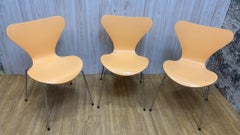 Mid Century Modern Arne Jacobsen For Fritz Hansen Series 7 Chairs - Set of 7