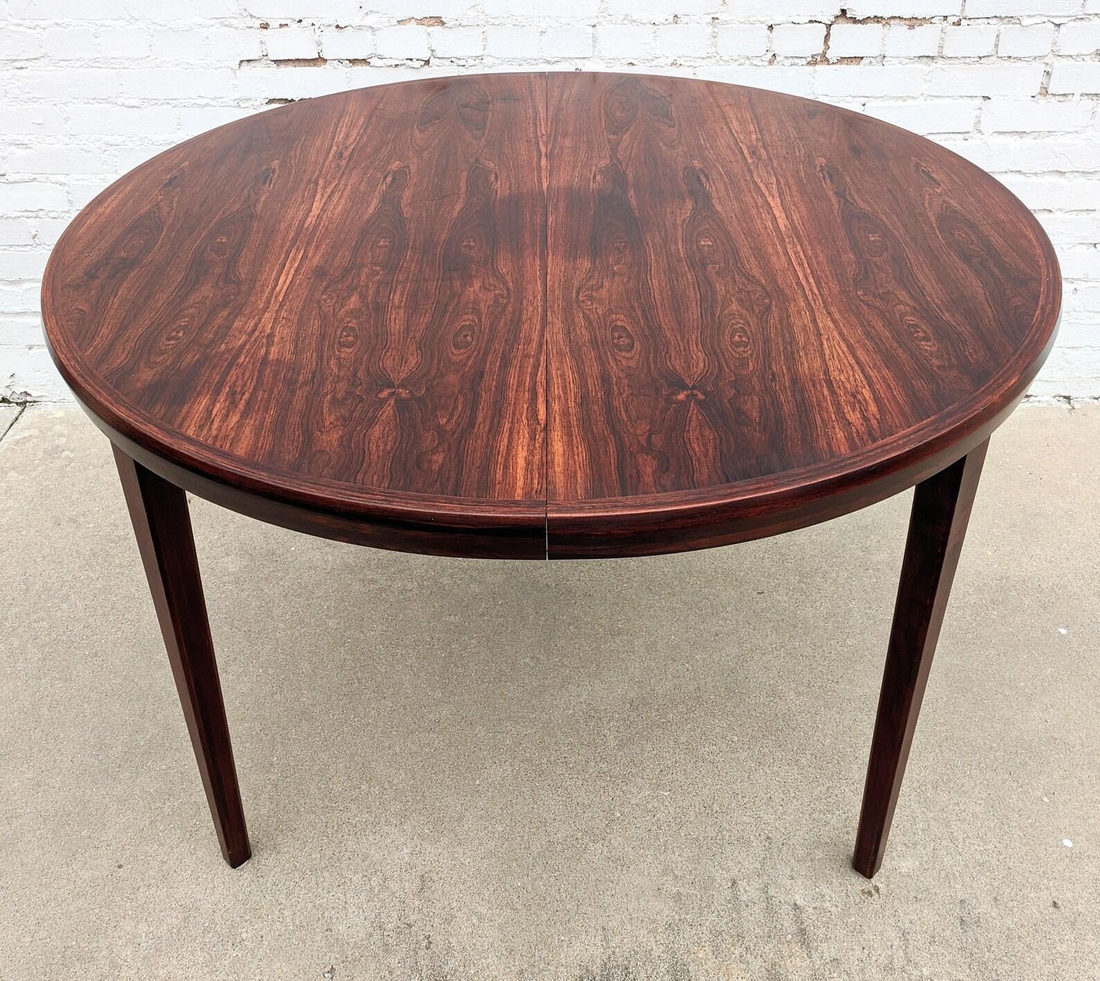 Mid-Century Modern Mid Century Modern Arne Vodder Dining Table and Chairs For Sale