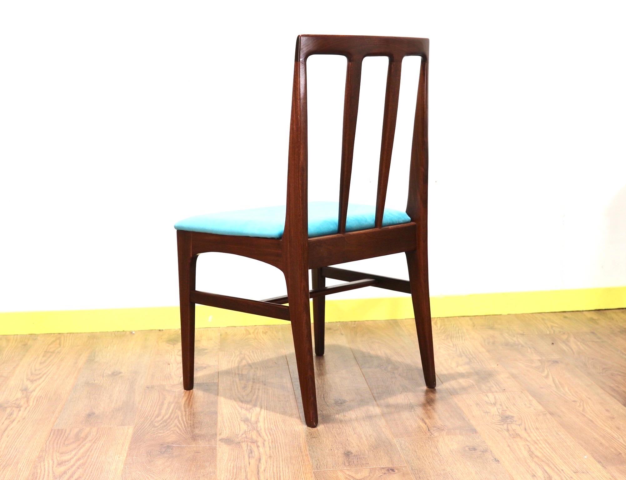 Mid-Century Modern Aromosia Danish Style Dining Chairs by Younger x 6 4