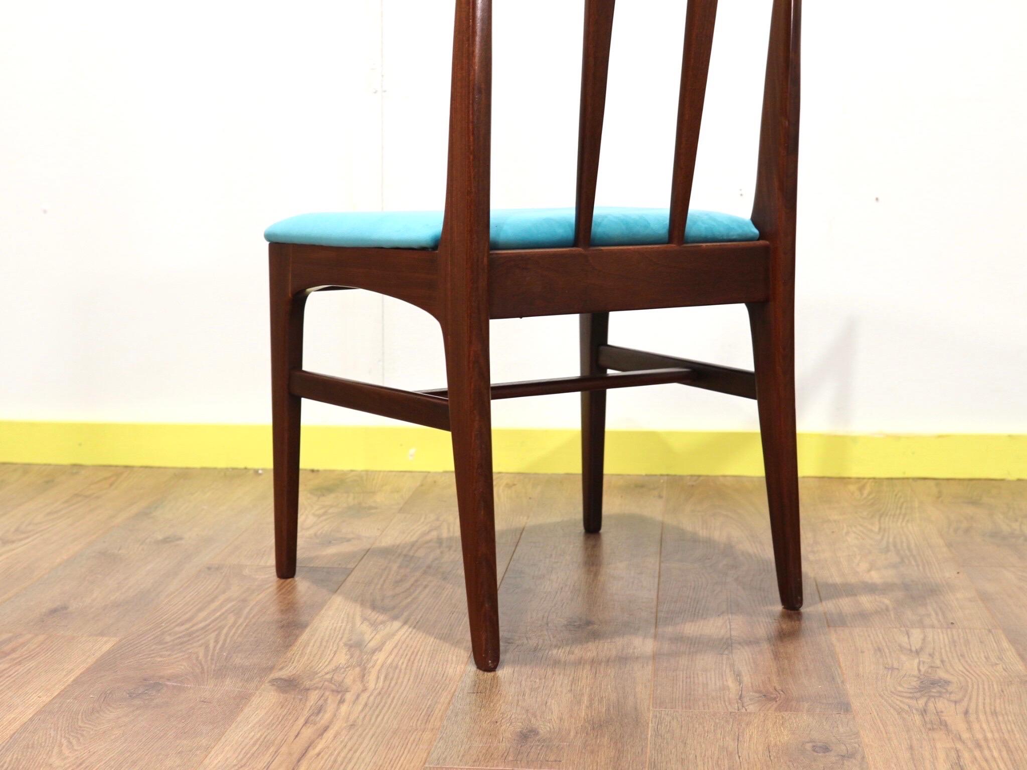 Mid-Century Modern Aromosia Danish Style Dining Chairs by Younger x 6 5