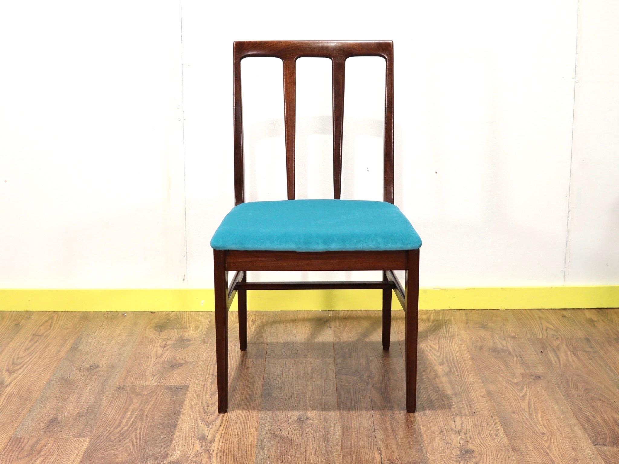 Mid-Century Modern Aromosia Danish Style Dining Chairs by Younger x 6 2