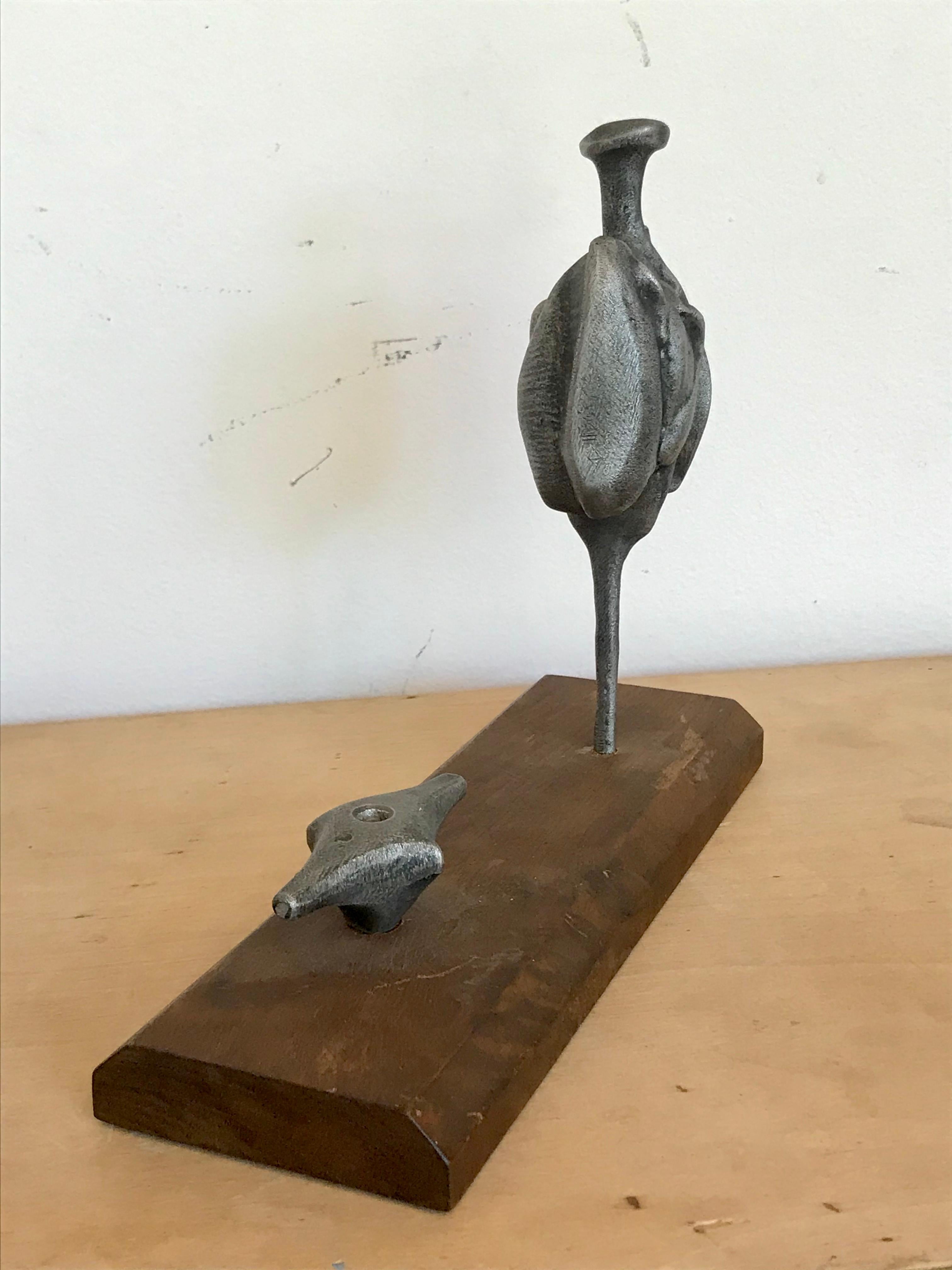 Mid-Century Modern Art Brutalist Sculpture Figure 4