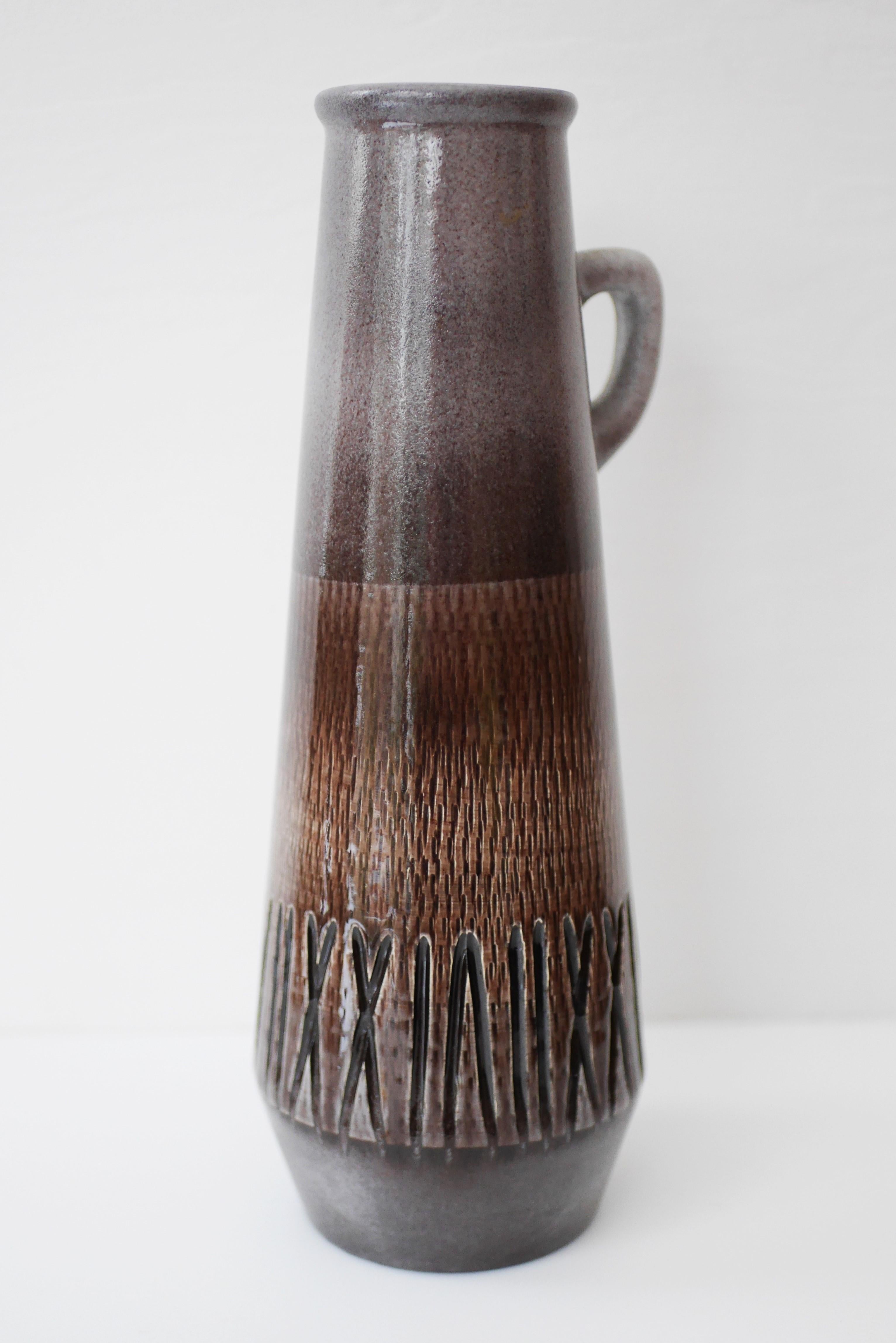 Mid-Century Modern Art Ceramic Vase by Ingrid Atterberg for Upsala-Ekeby, 1970s For Sale 6
