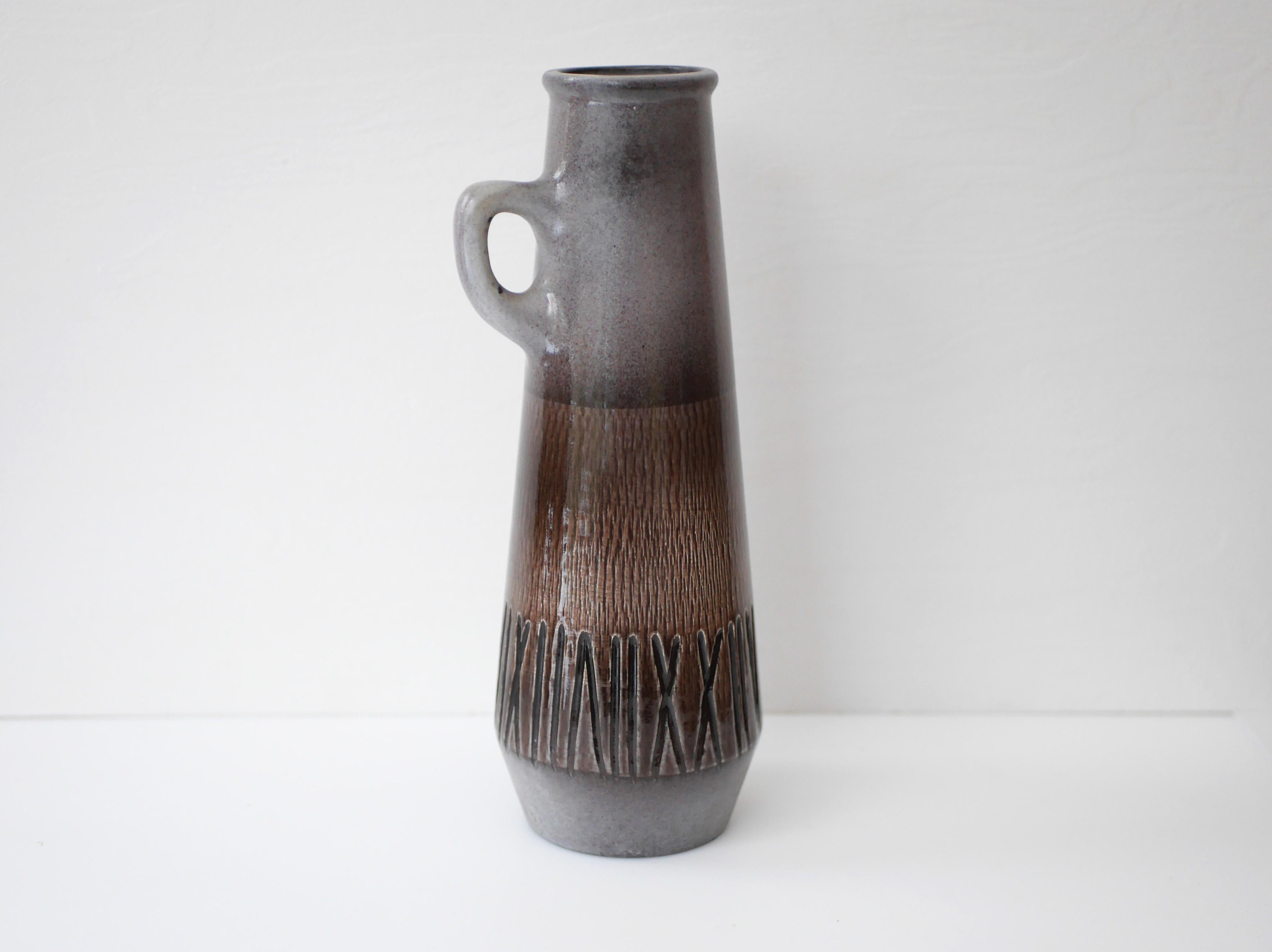Swedish Mid-Century Modern Art Ceramic Vase by Ingrid Atterberg for Upsala-Ekeby, 1970s For Sale