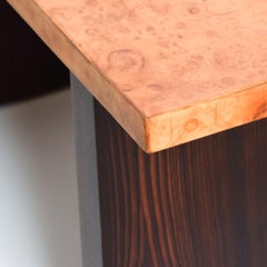 1940er Jahre Art Deco Couchtisch mit Intarsien von Andrew Szoeke