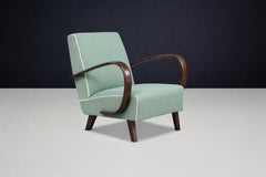 Mid-Century Modern Art Deco Lounge Chair by Jindřich Halabala, 1940s