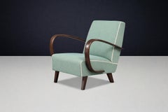 Moderner Art-Déco-Sessel von Jindřich Halabala aus der Jahrhundertmitte, 1940er Jahre