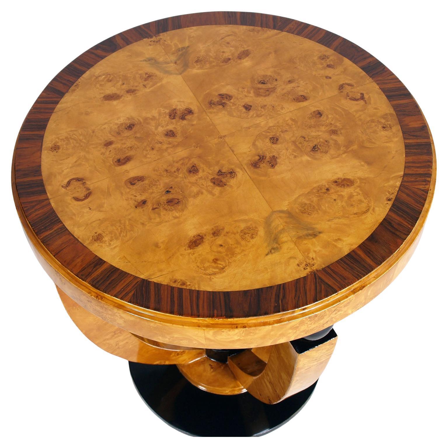 Art Déco Mid Century Modern , Art Deco Round Side Table by Palazzi dell'Arte, Cantù in vendita