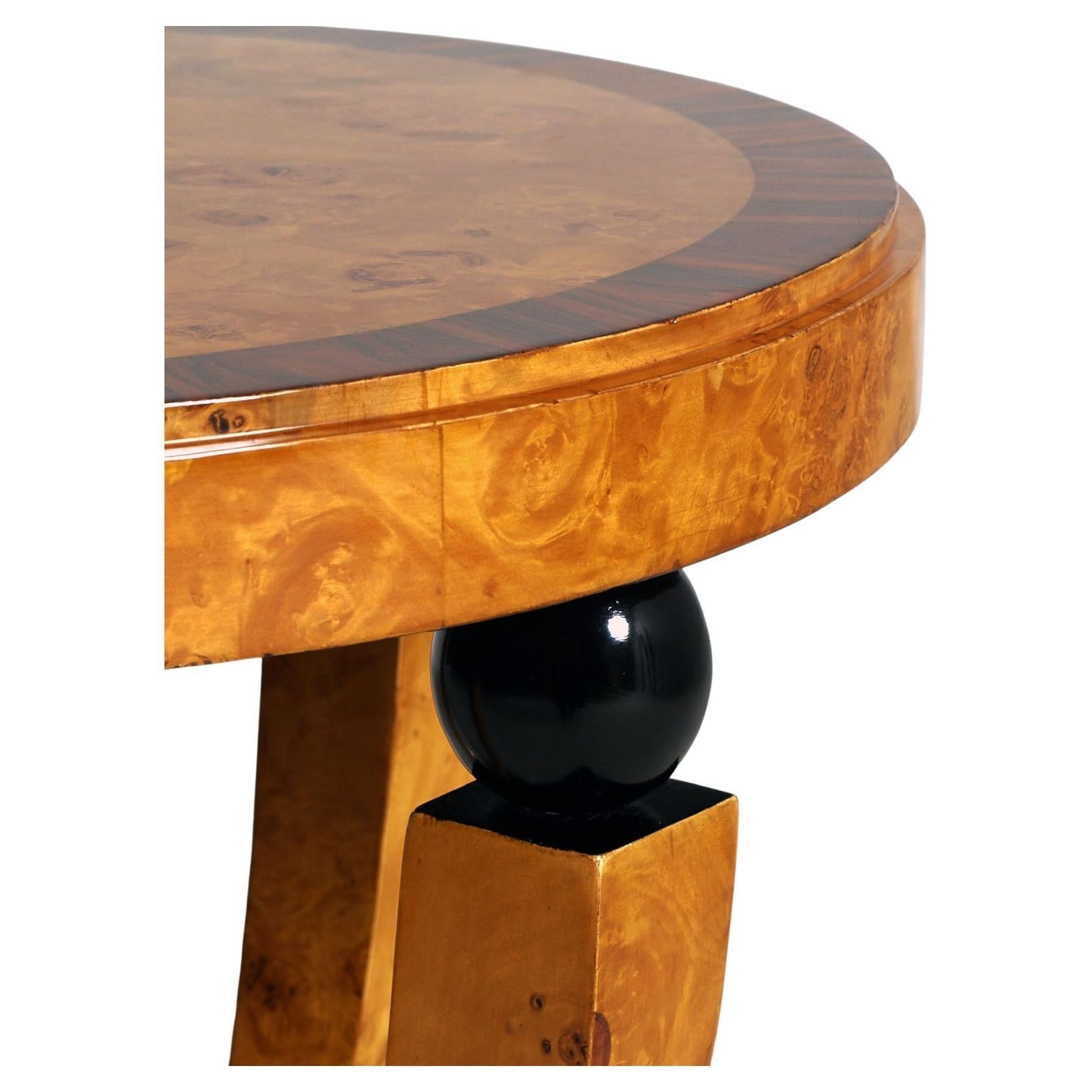 Italian Mid Century Modern , Art Deco Round Side Table by Palazzi dell'Arte, Cantù in vendita