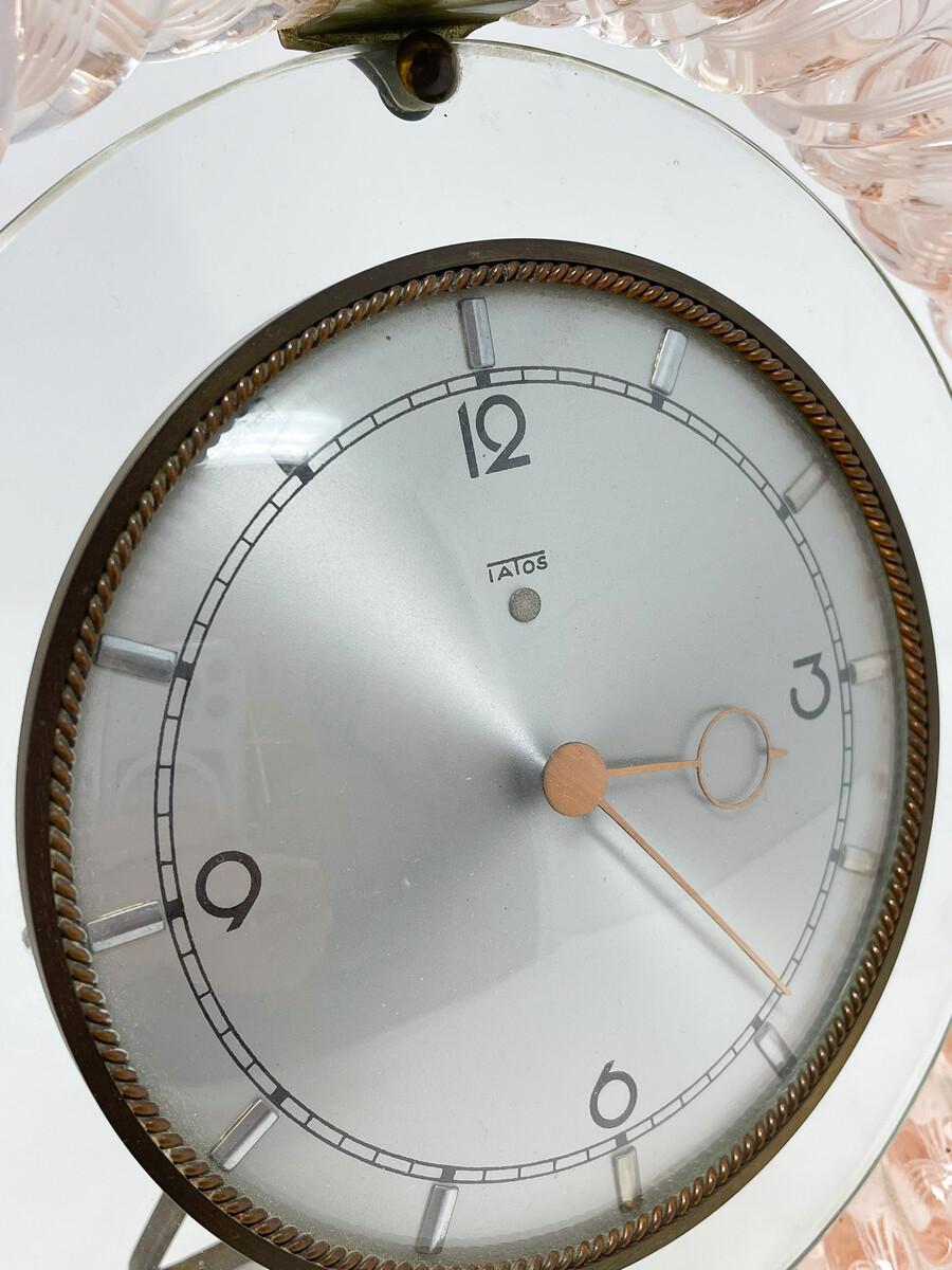 mid century modern table clock