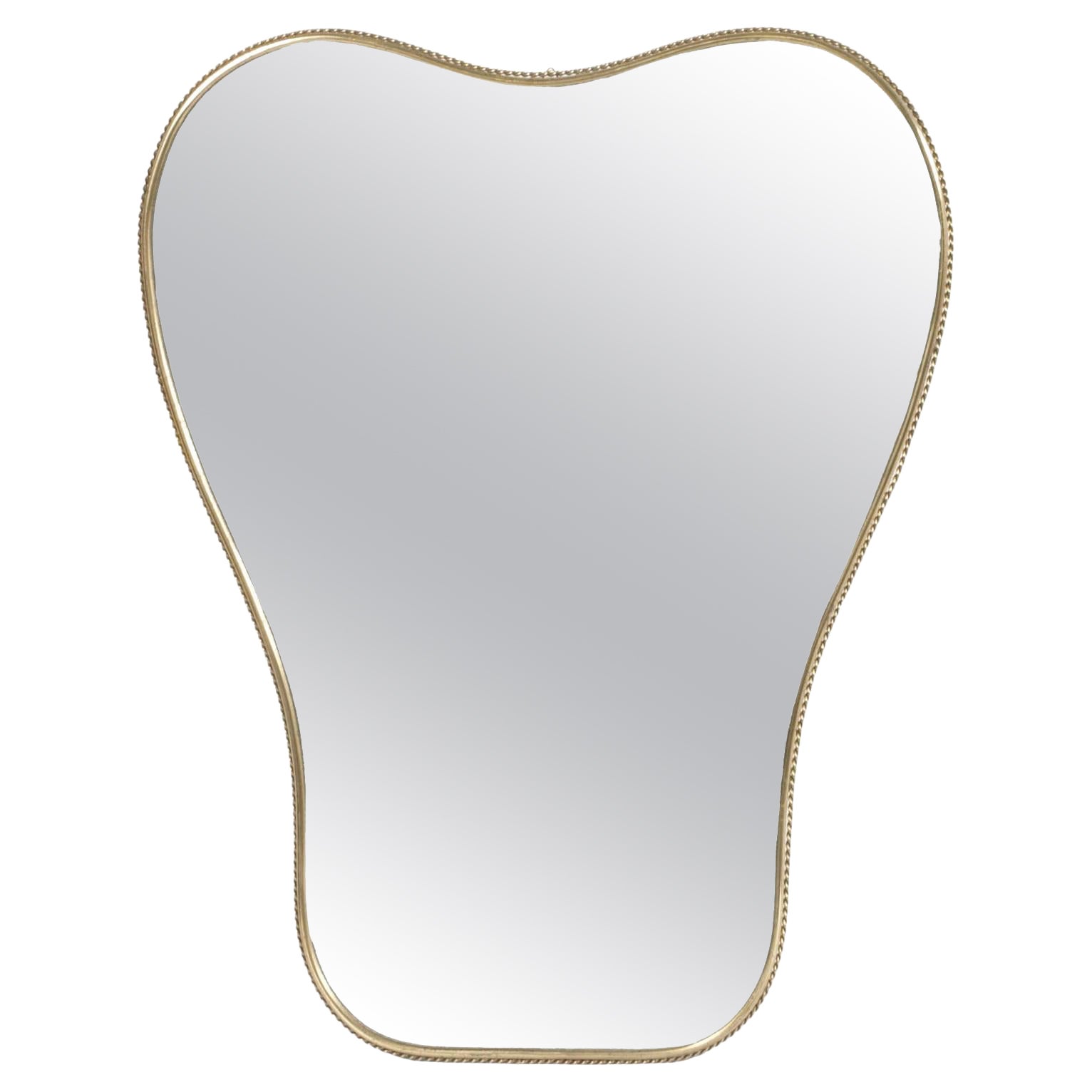Mid-Century Modern Art Deco Wall Mirror by Fontana Arte, Gio Ponti Attributable