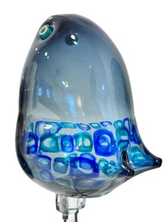Mid Century Modern Art Glass Pulcino Bird by, Alessandro Pianon for VIstosi