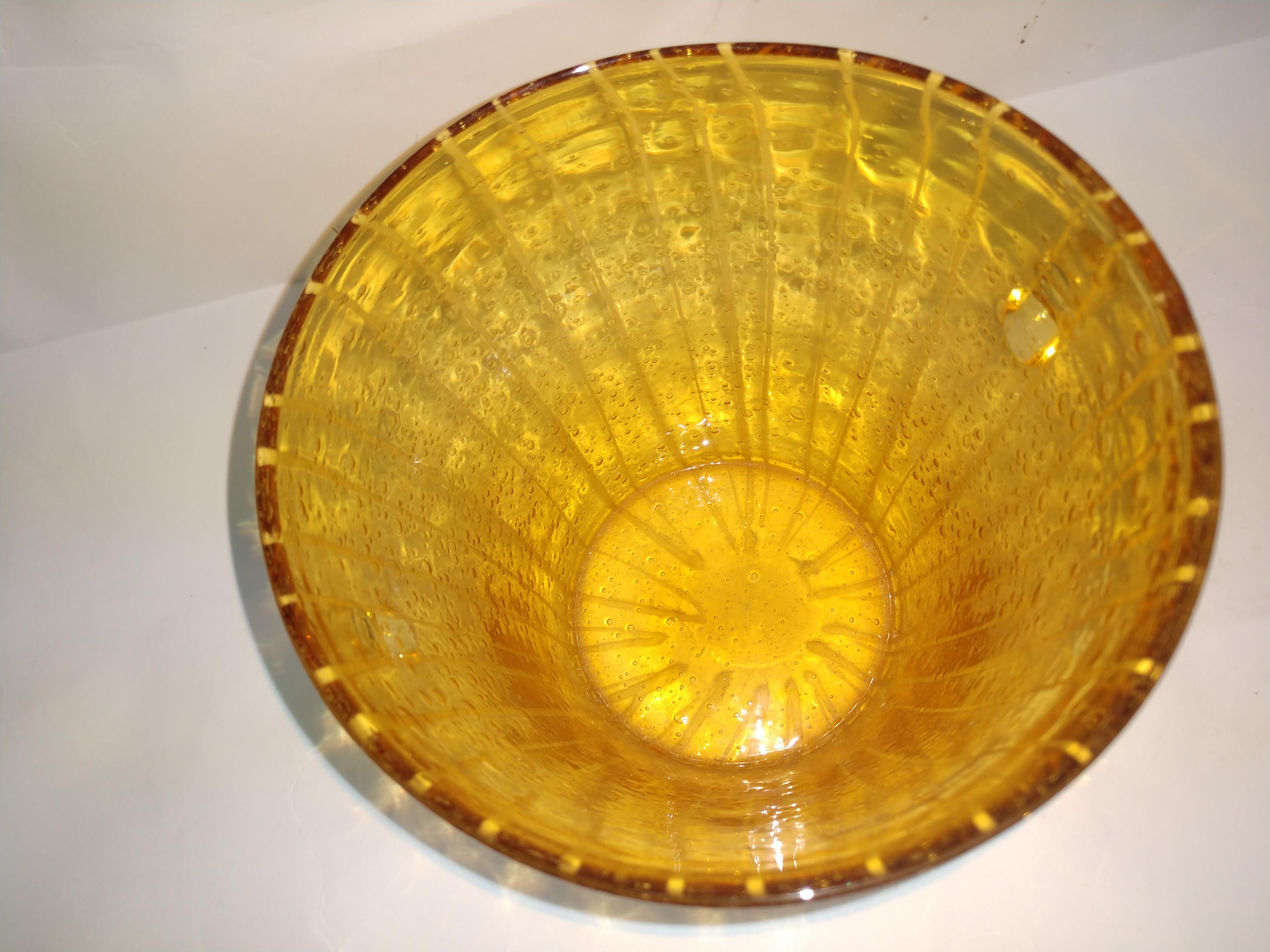 mid century modern art glass