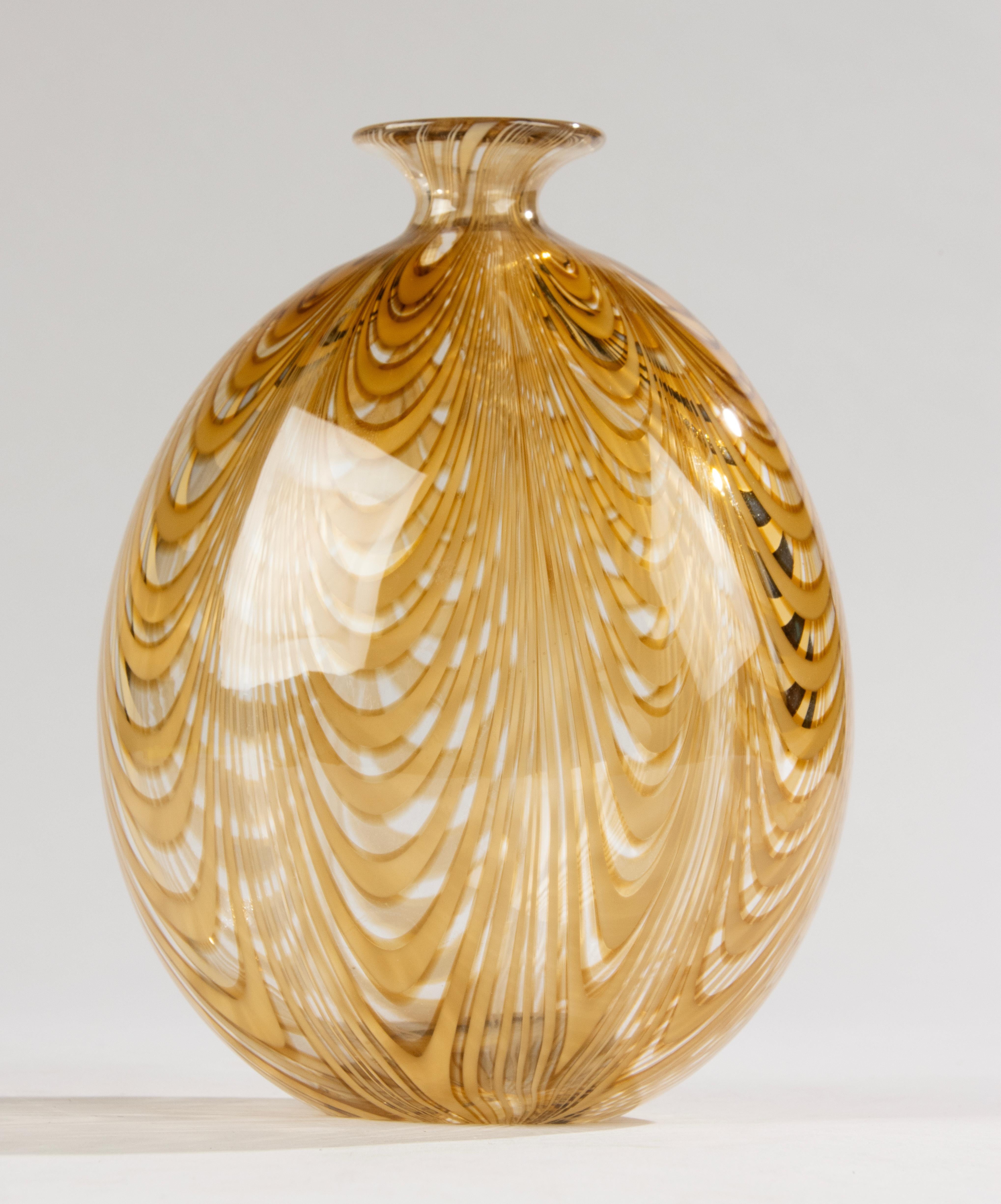 Vaso in vetro artistico della metà del secolo scorso - Cenedese Murano in vendita 3