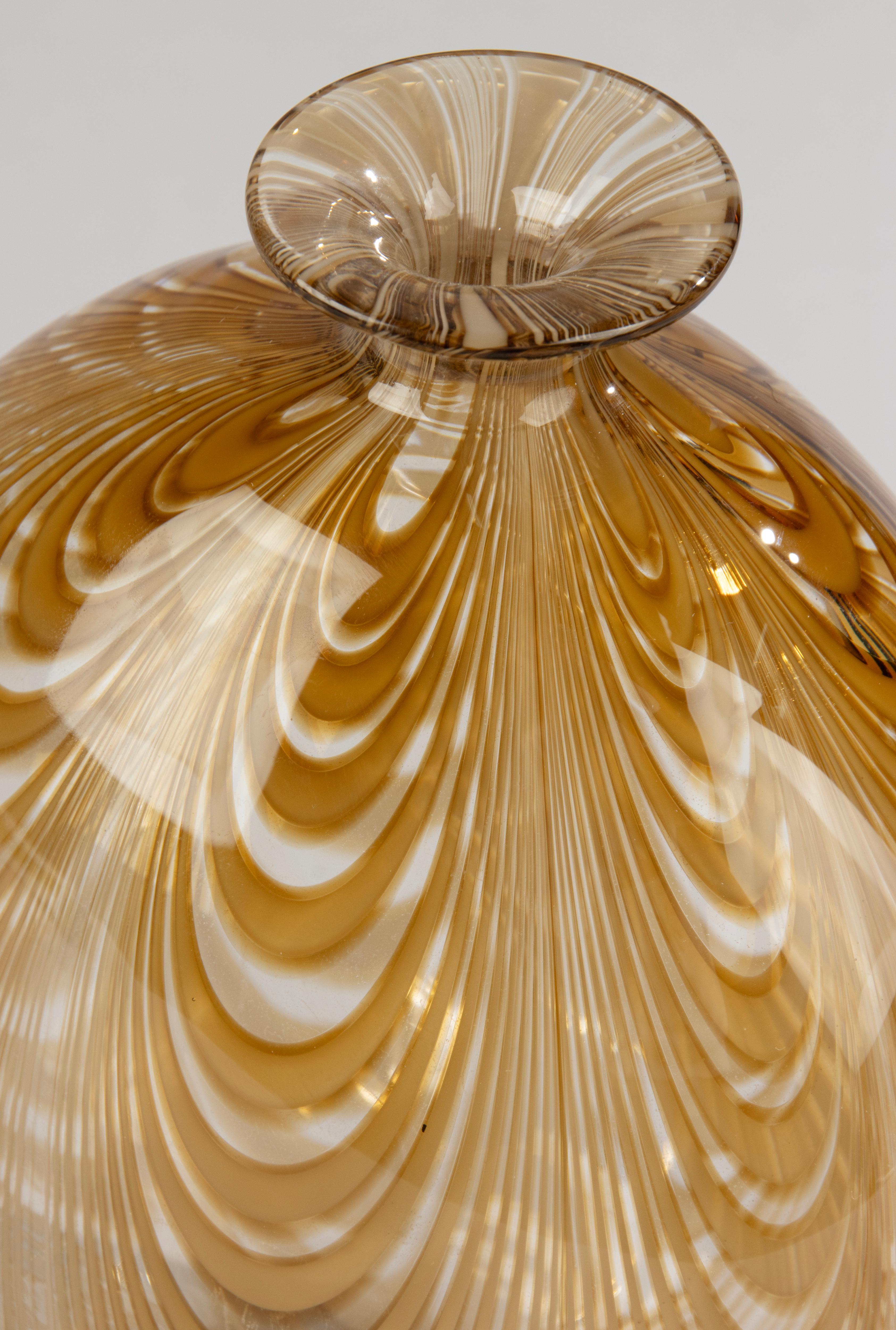 Vaso in vetro artistico della metà del secolo scorso - Cenedese Murano in vendita 4