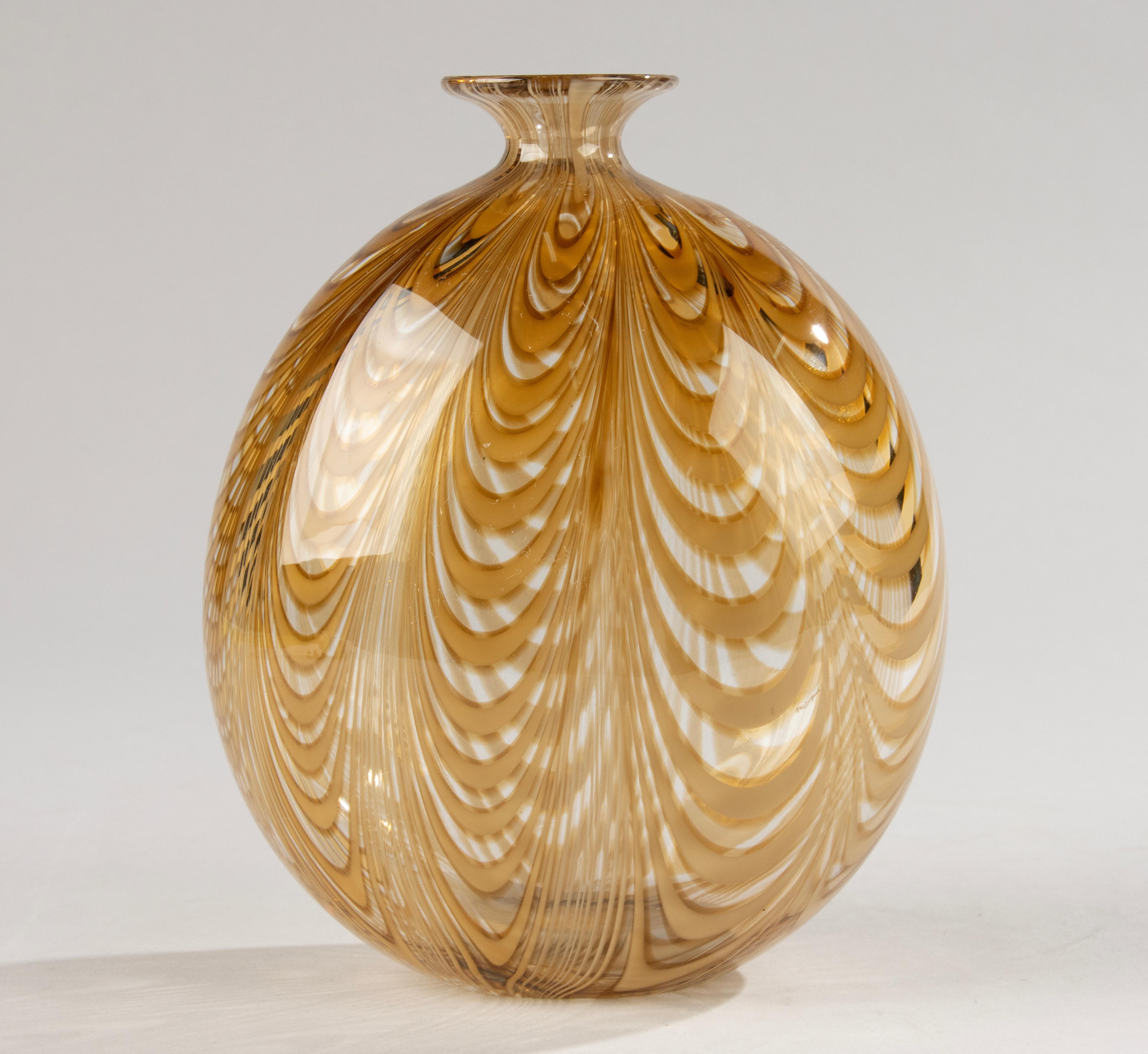 Fatto a mano Vaso in vetro artistico della metà del secolo scorso - Cenedese Murano in vendita