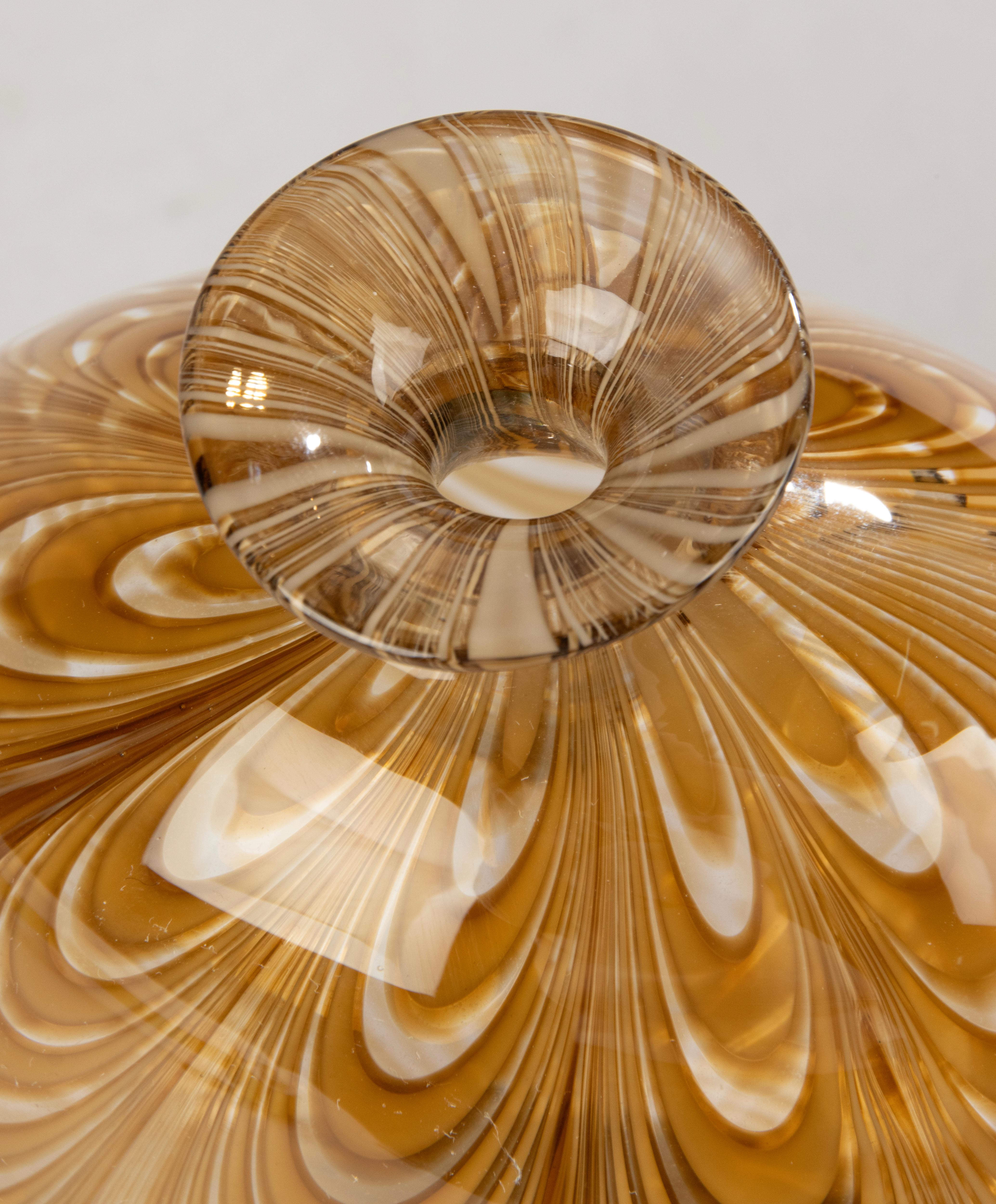 Vaso in vetro artistico della metà del secolo scorso - Cenedese Murano In condizioni buone in vendita a Casteren, Noord-Brabant