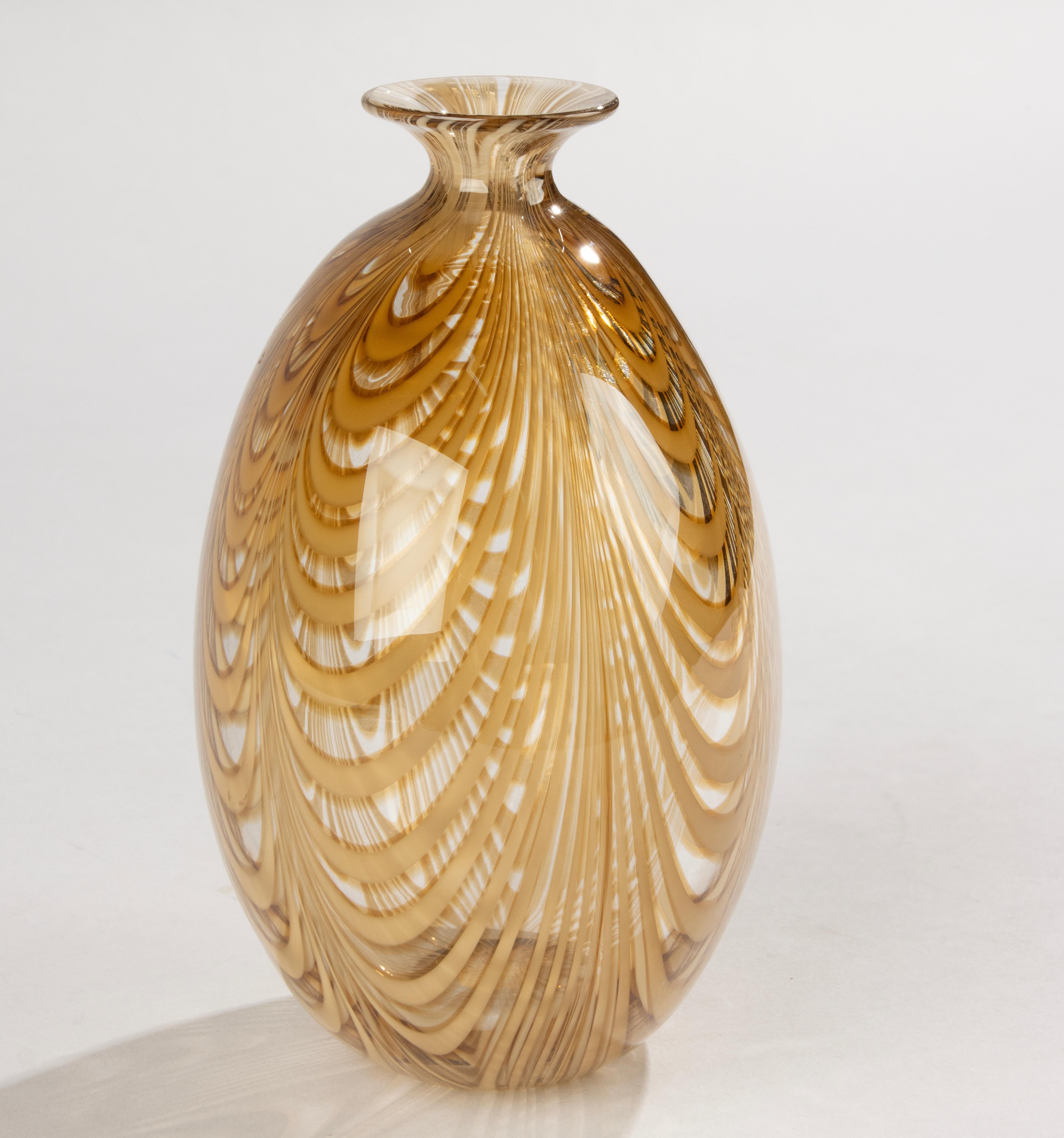 Metà XX secolo Vaso in vetro artistico della metà del secolo scorso - Cenedese Murano in vendita