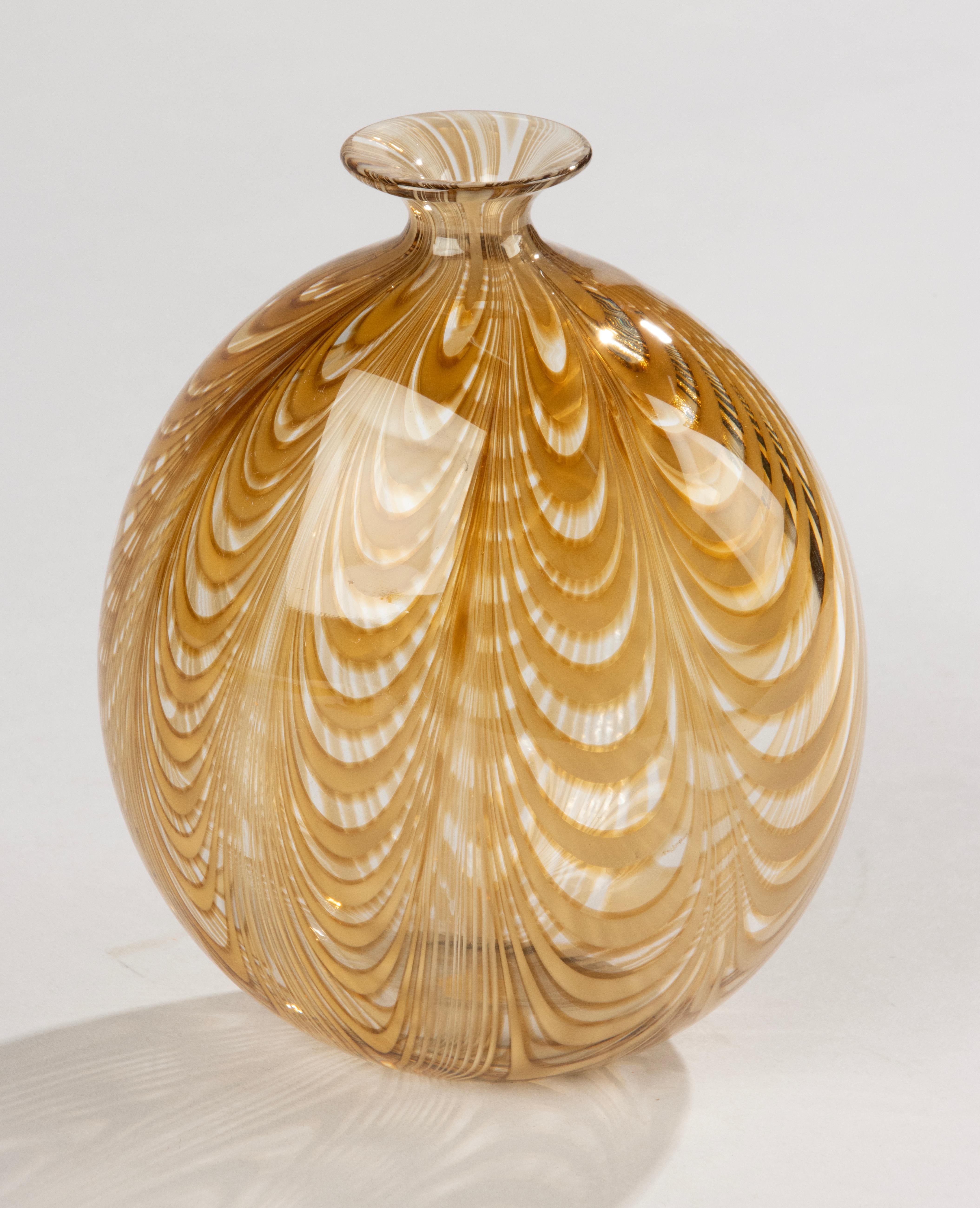 Vaso in vetro artistico della metà del secolo scorso - Cenedese Murano in vendita 1