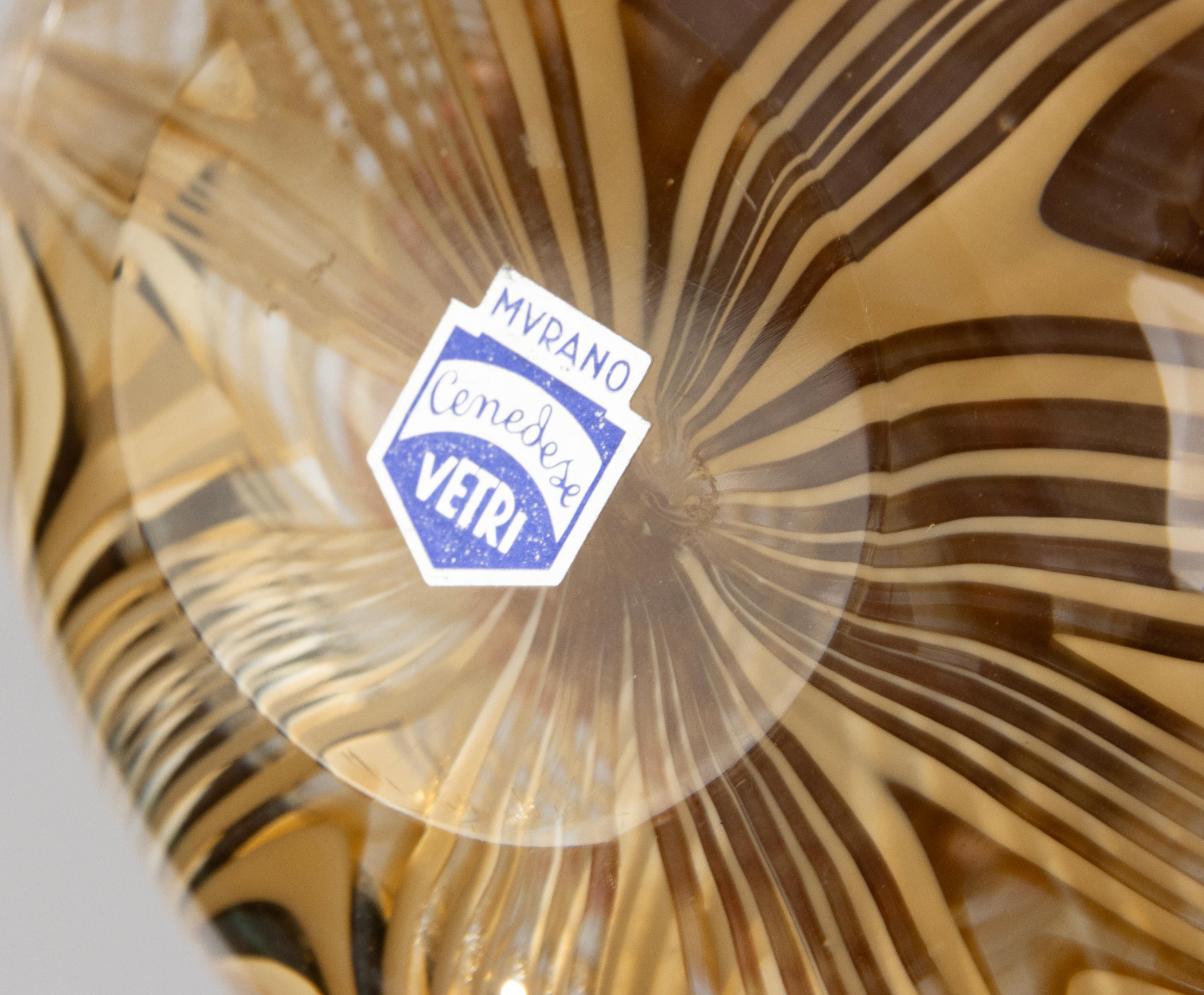 Vaso in vetro artistico della metà del secolo scorso - Cenedese Murano in vendita 2