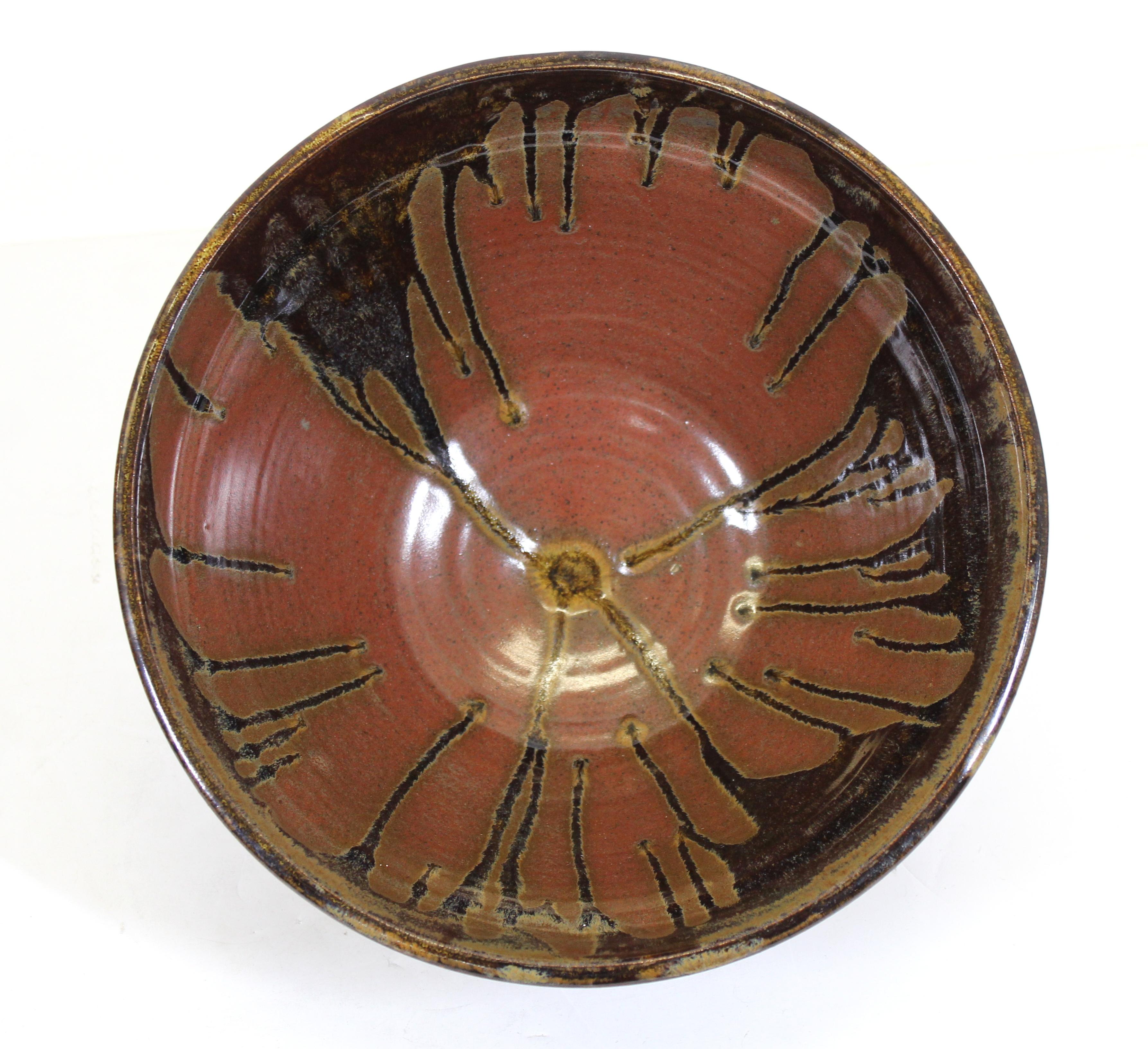 Unknown Mid-Century Modern Art Pottery Bowl