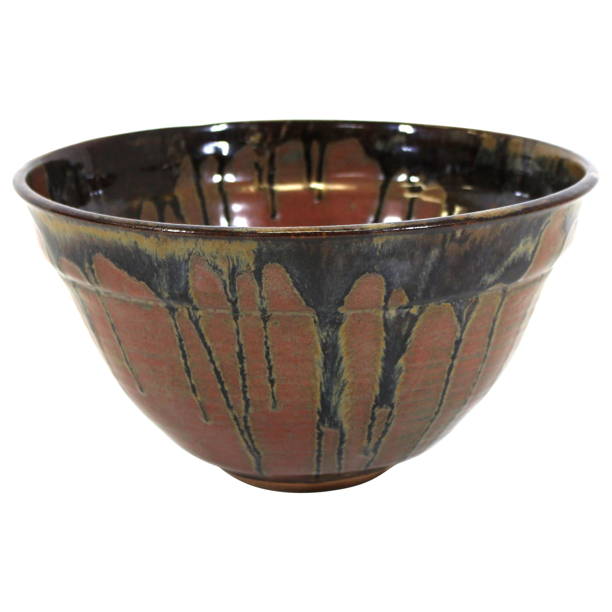 Mid-Century Modern Art Pottery Bowl