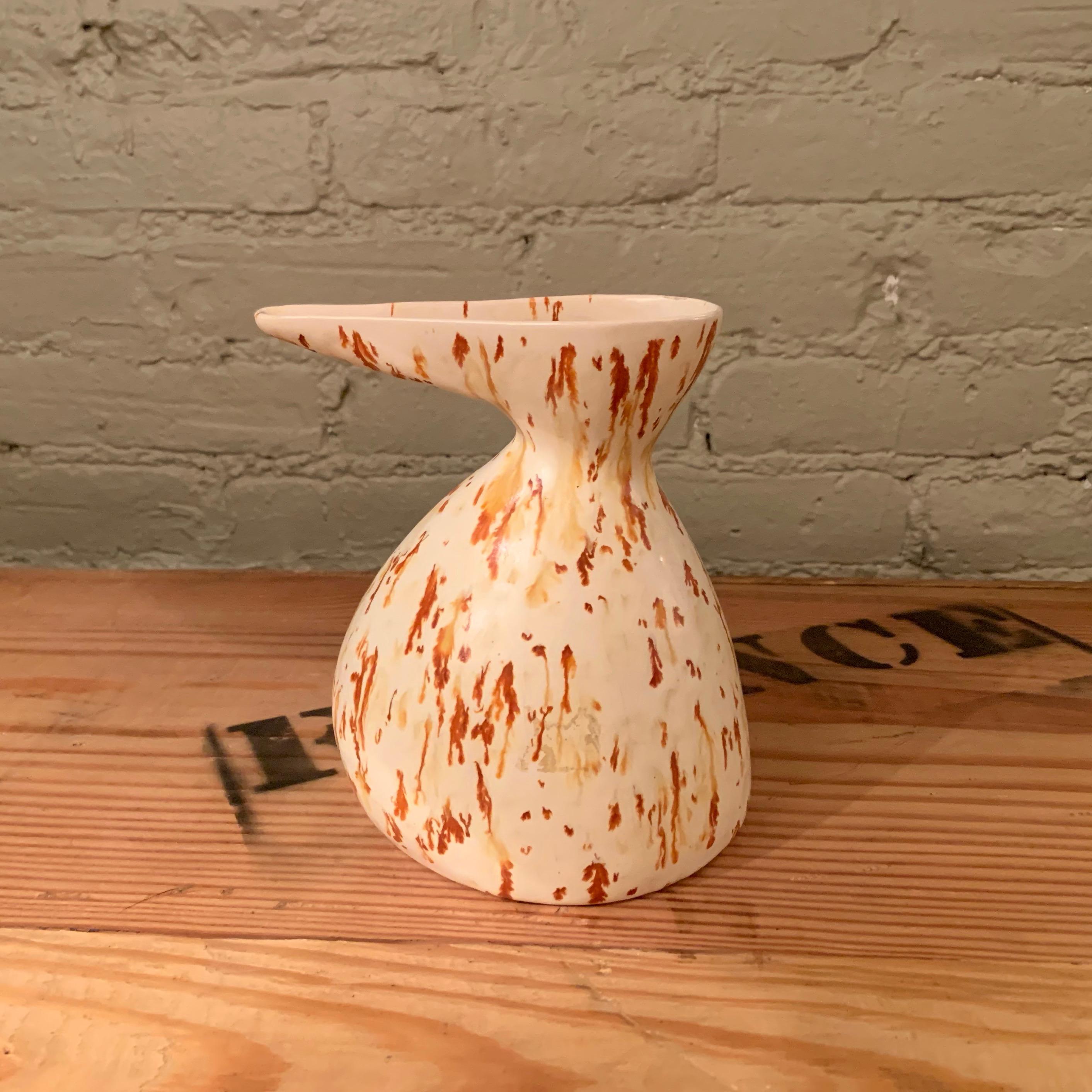 American Mid-Century Modern Art Pottery Decanter Vase