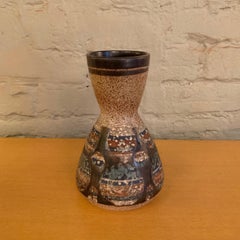 Mid-Century Modern Art Pottery Vase by Lapid, Israel