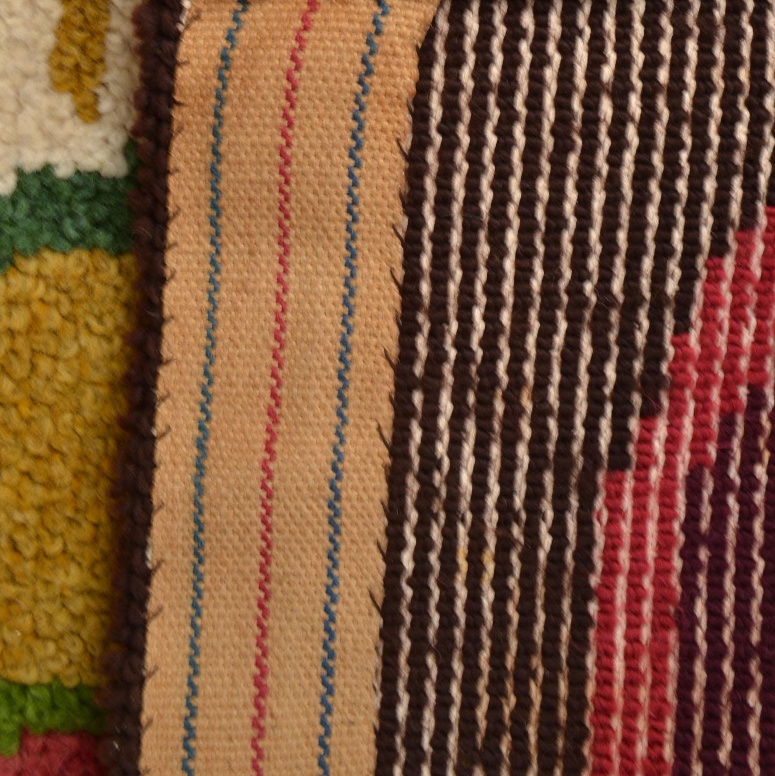Mid Century Modern Art Rug, handgetuftet aus Wolle im Angebot 2