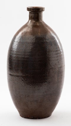 Mid-Century Modern Art Studio Ceramic Bottle Vase