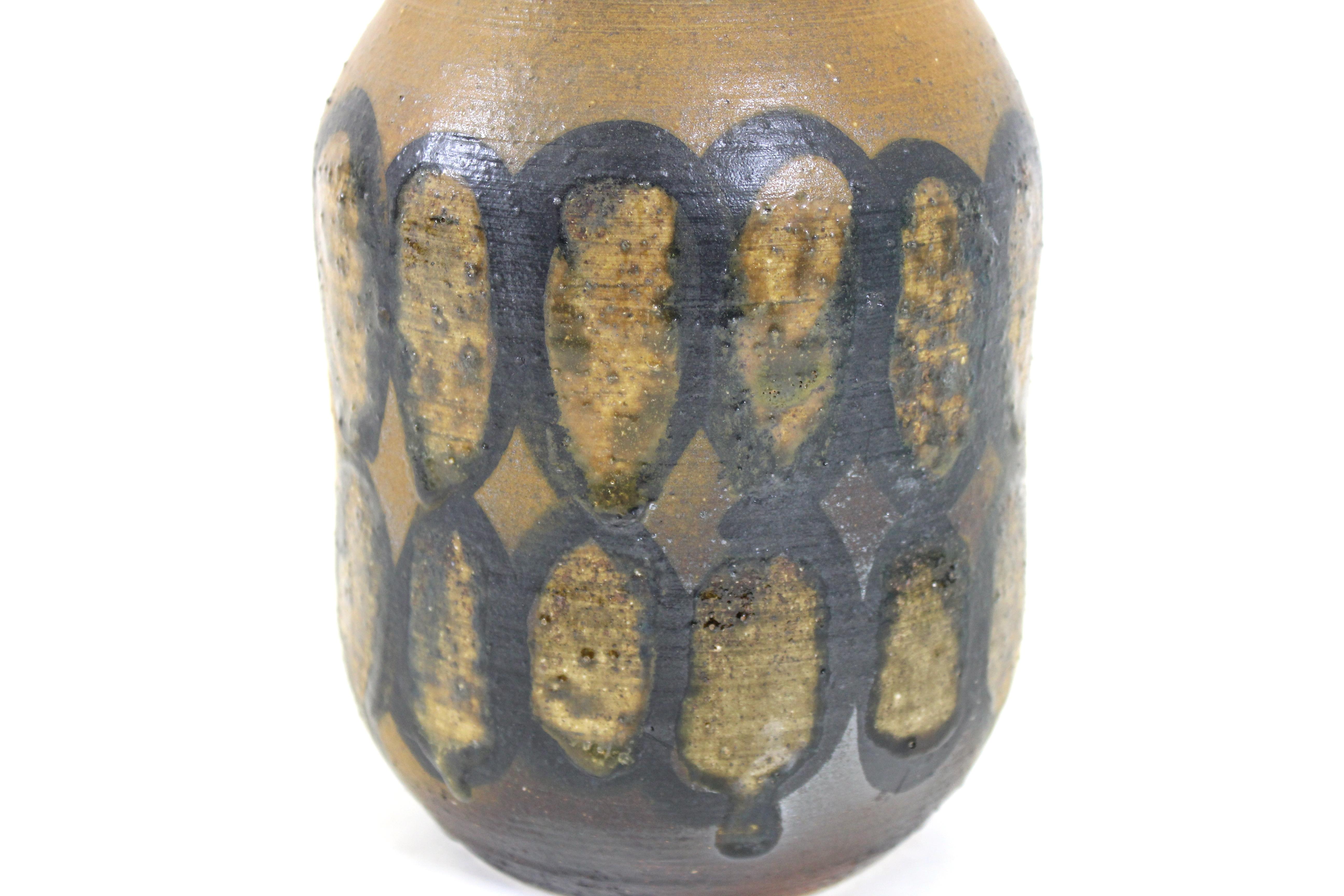 20th Century Mid-Century Modern Art Studio Pottery Vase