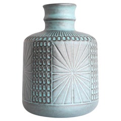 Vaso d'arte moderna di metà secolo di Mari Simmulson per Upsala Ekeby, Svezia