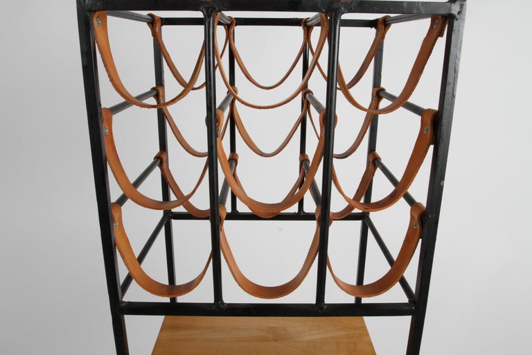 Mid-Century Modern Arthur Umanoff 30 Bottle Wine Rack for Shaver Howard In Good Condition For Sale In St. Louis, MO