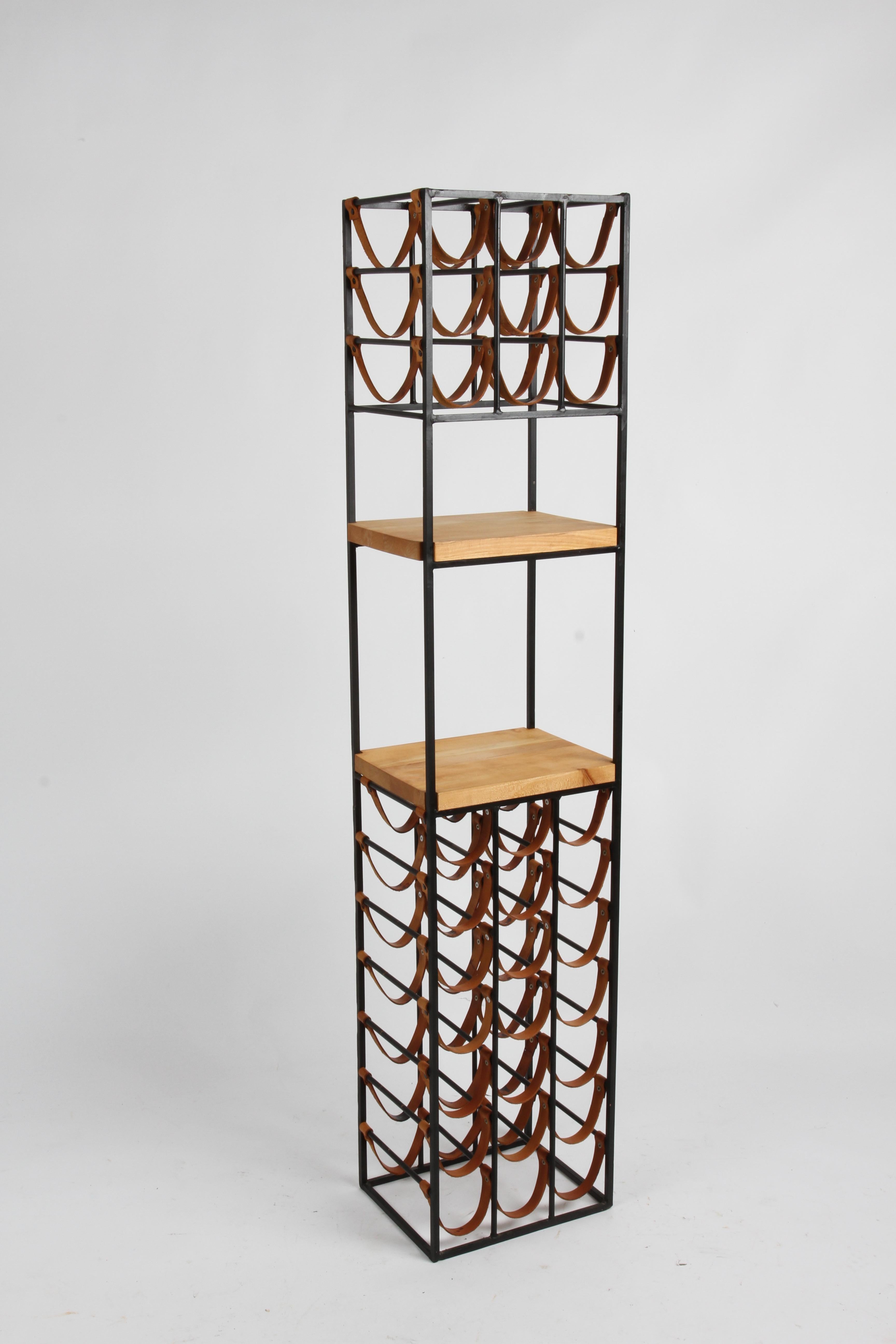 Mid-20th Century Mid-Century Modern Arthur Umanoff 30 Bottle Wine Rack for Shaver Howard For Sale