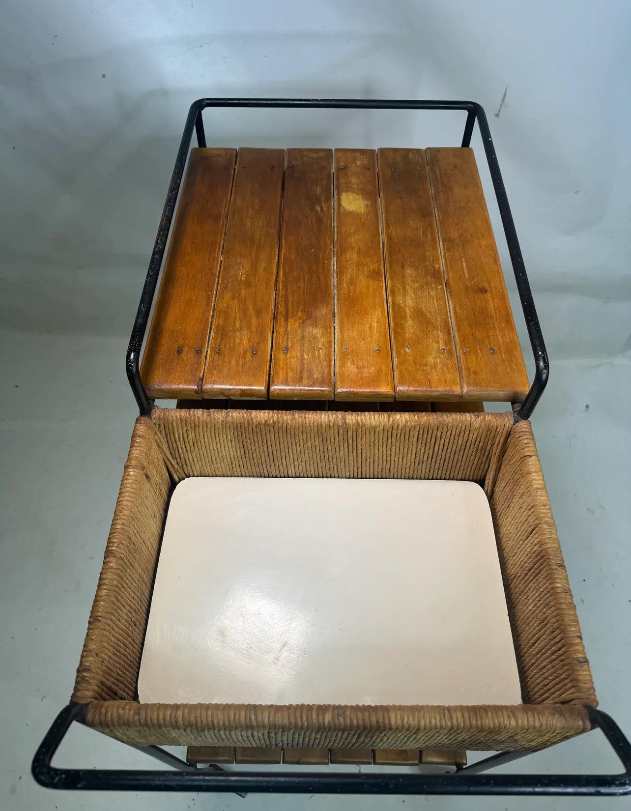 Mid Century Modern Arthur Umanoff Bar Cart 3