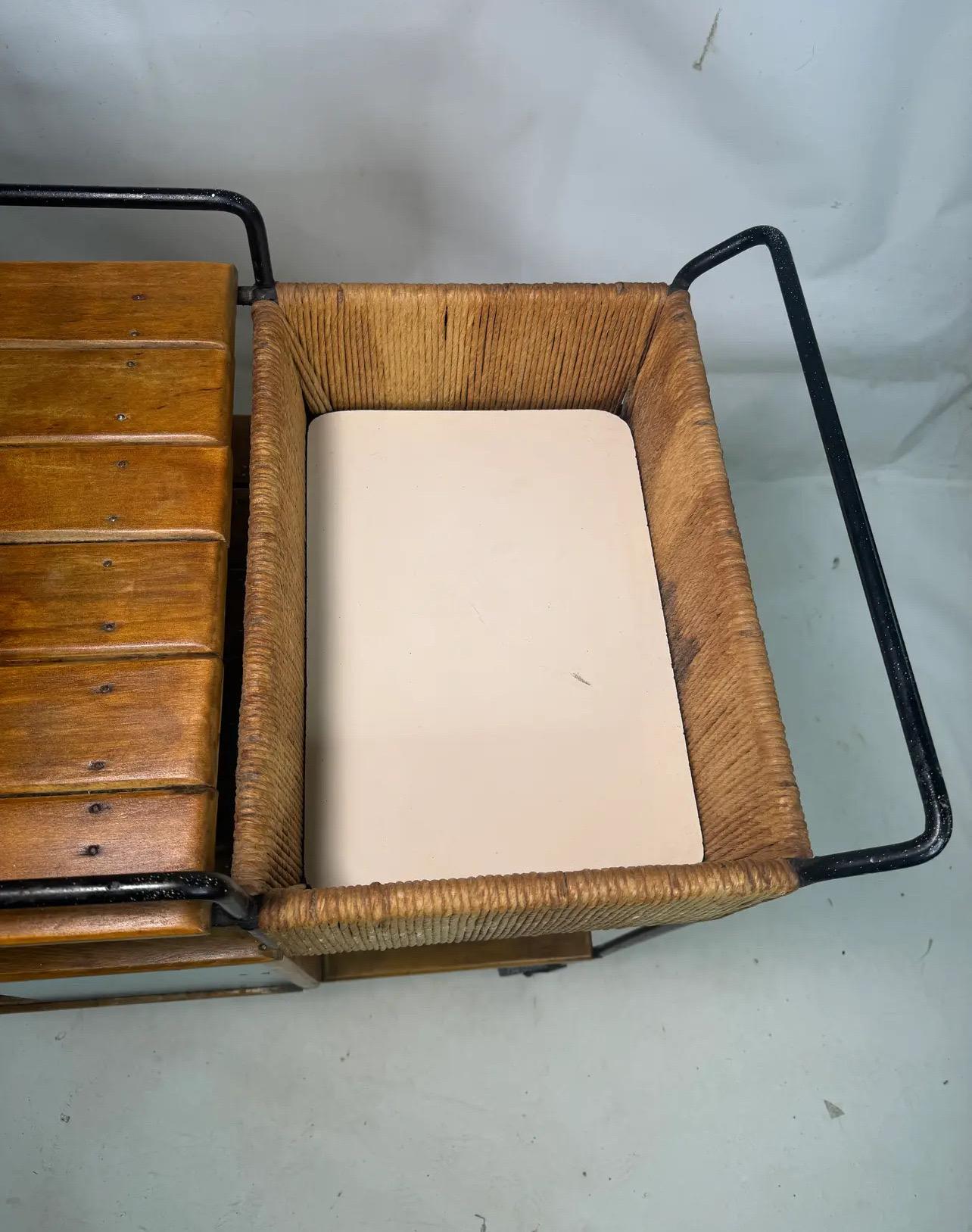 Mid-20th Century Mid Century Modern Arthur Umanoff Bar Cart